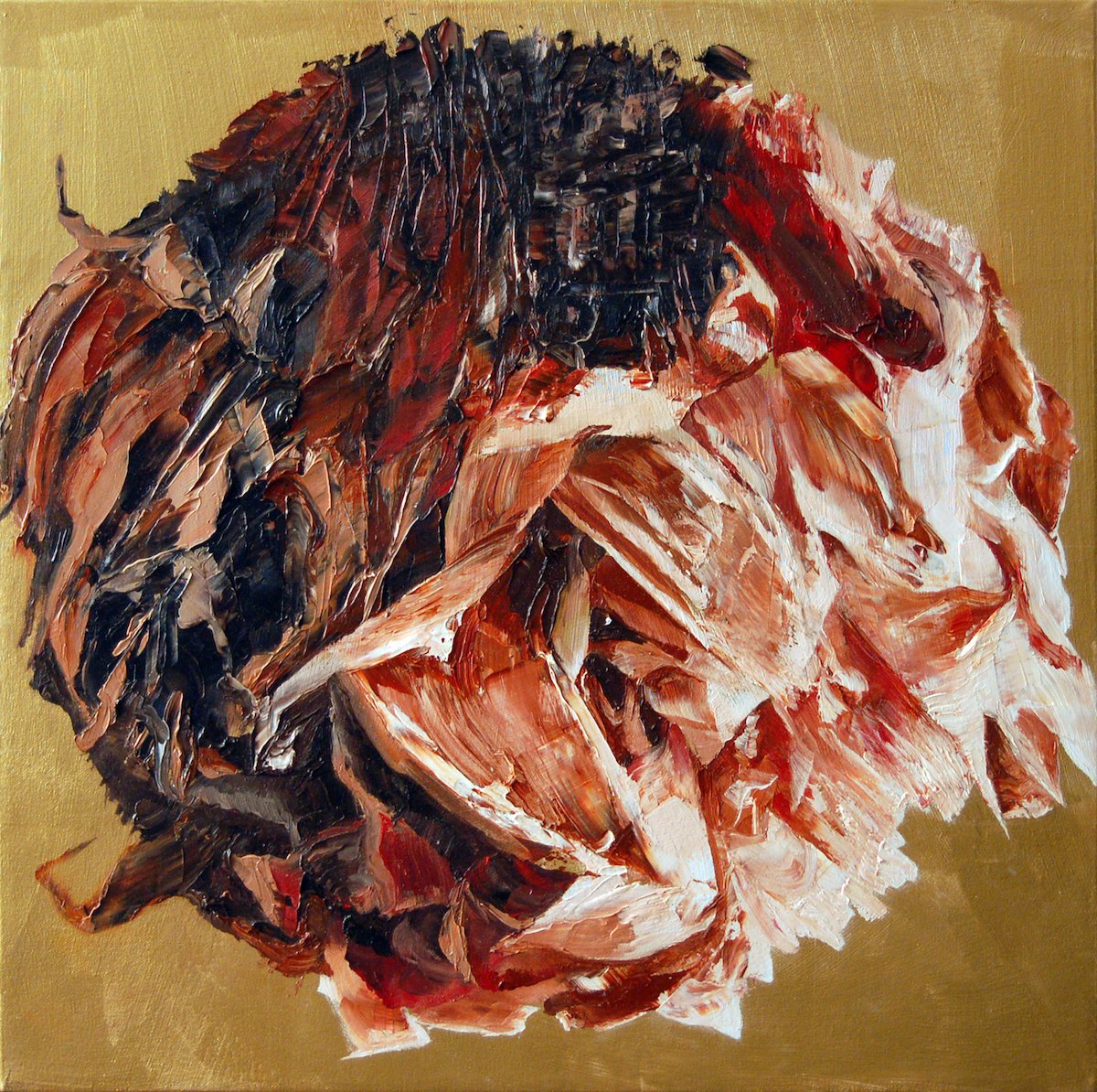 Helianthus/ 22x22 inch/ Oil on canvas