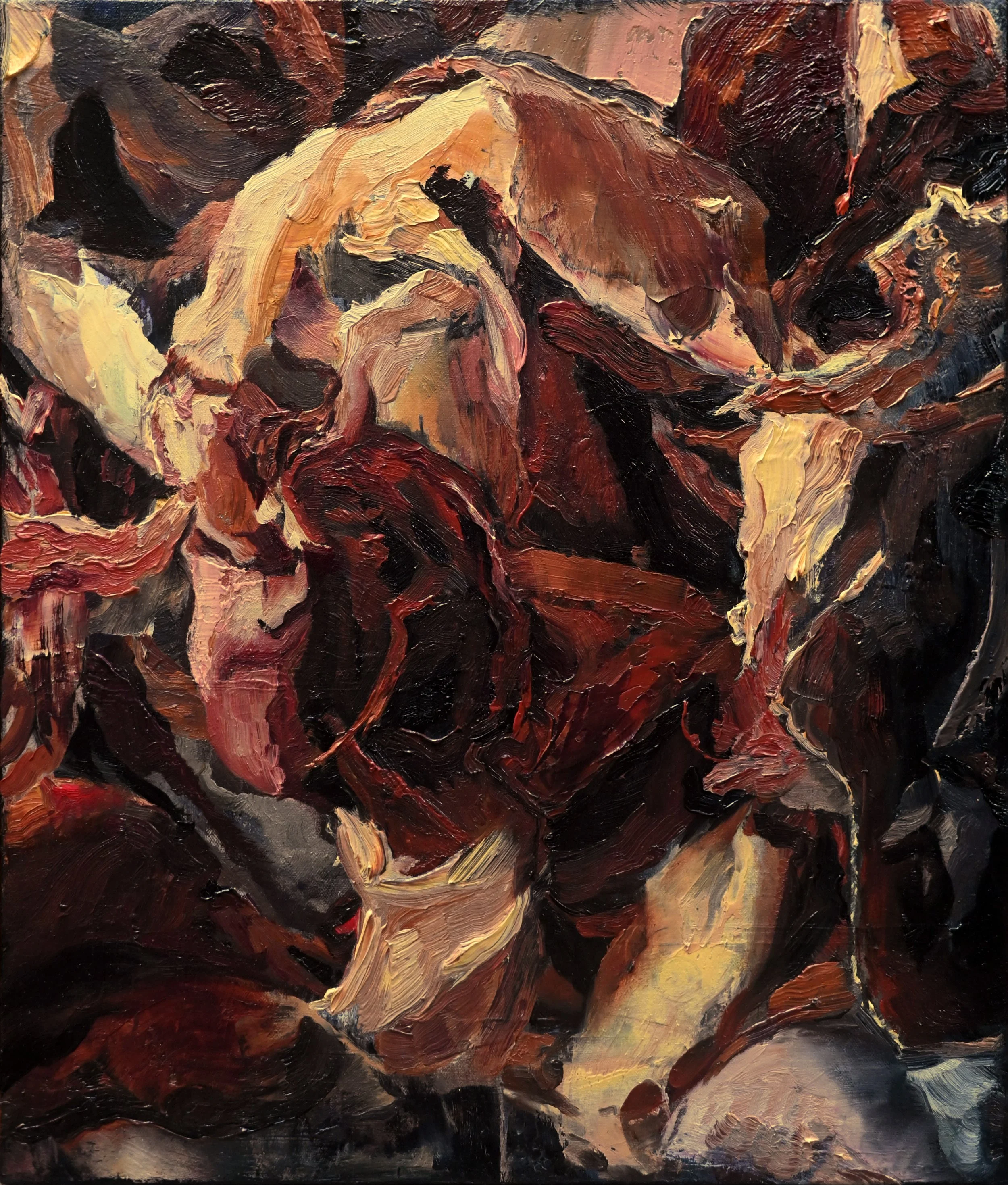 Face Off/ 17x20 inch/ Oil on canvas