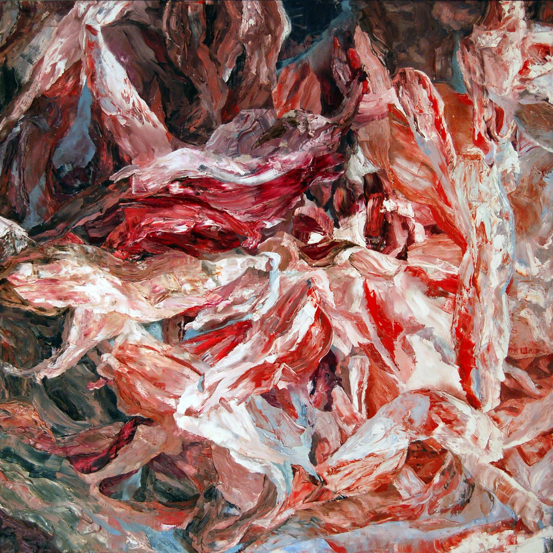 Ruby and The River/ 54x54inch/ Oil on canvas