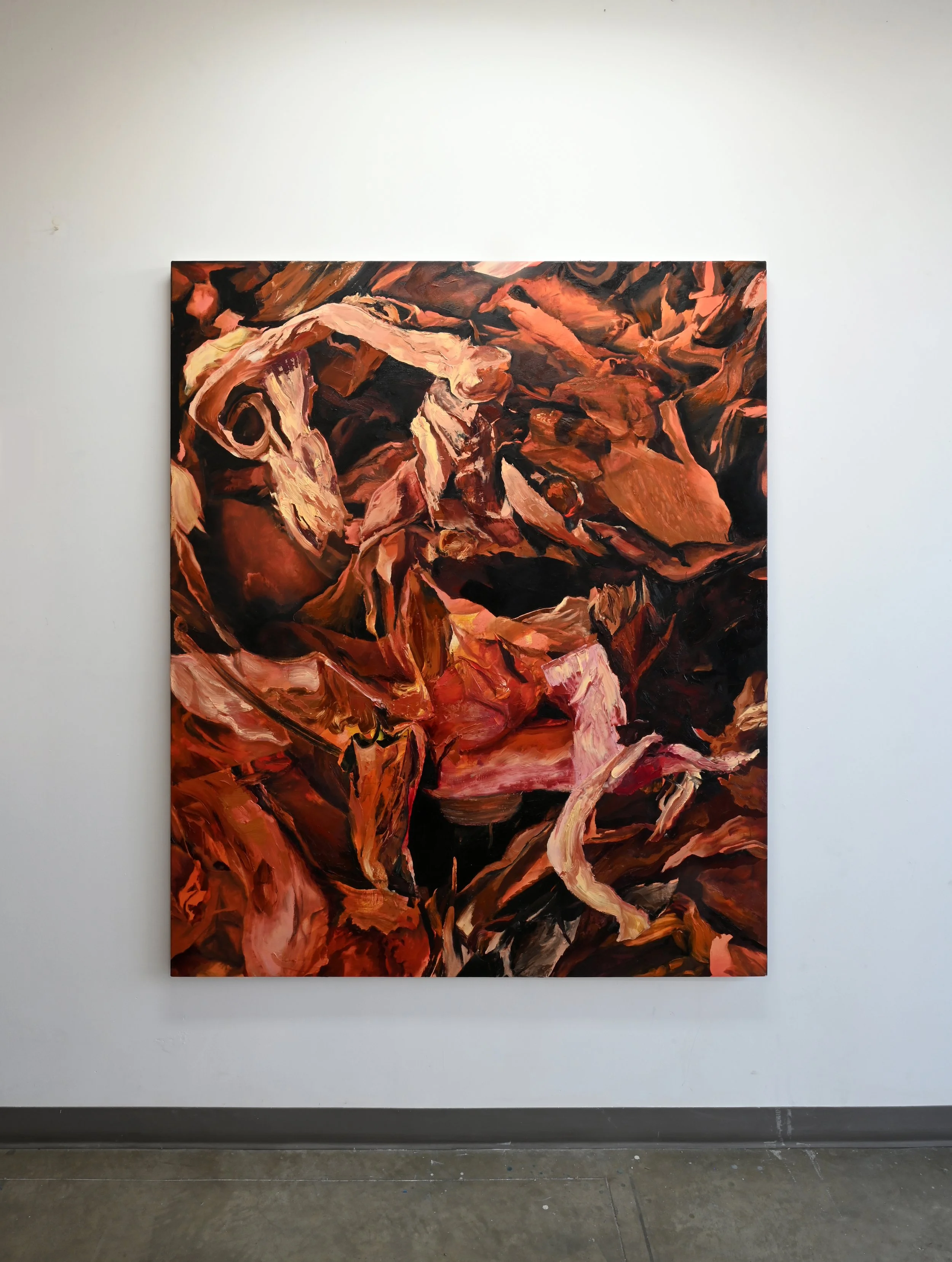 Evil Guru/ 60x72 inch/ Oil on canvas/ 2024