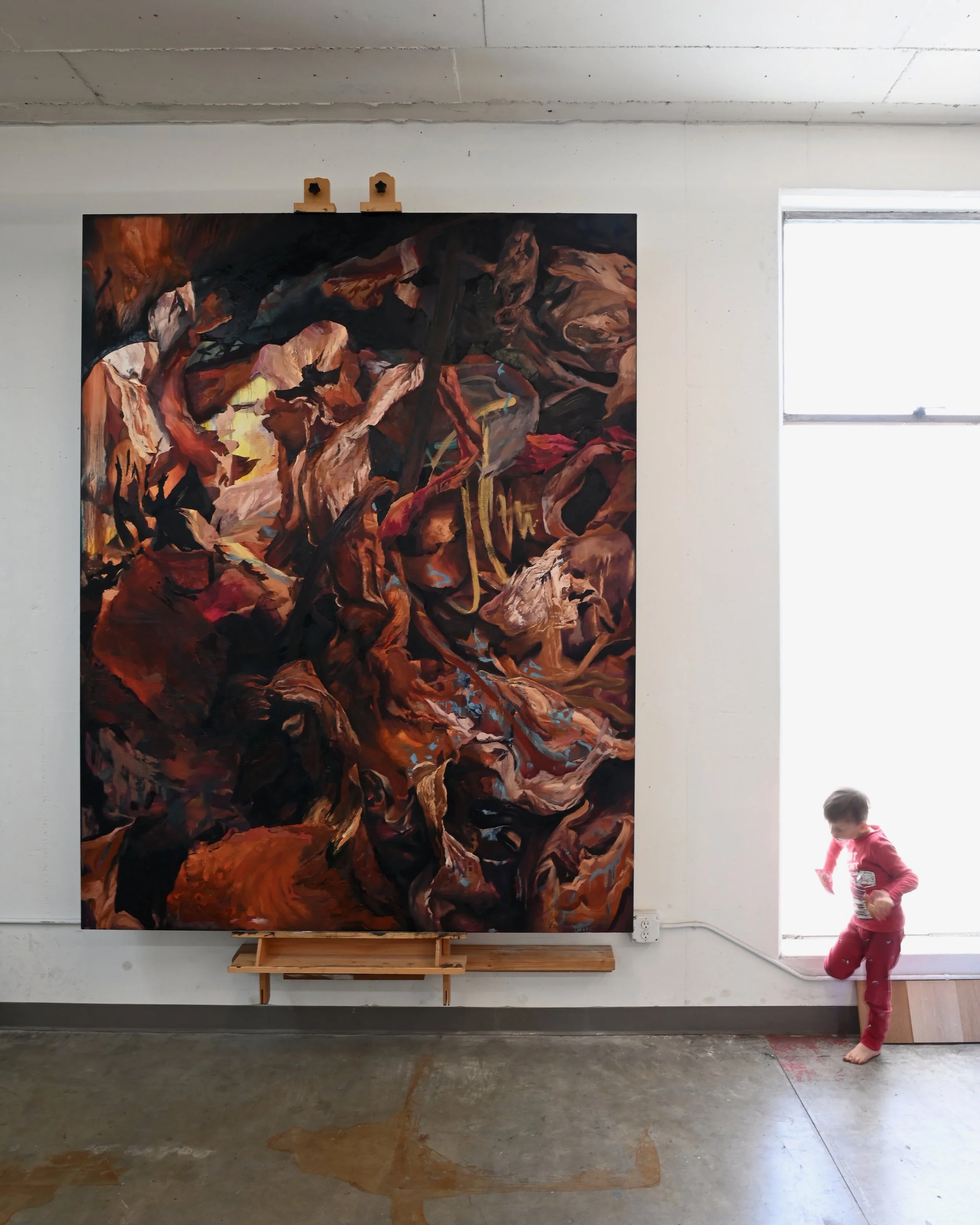 The Hierophant/ 76x98inch/ Oil on Canvas/ 2025