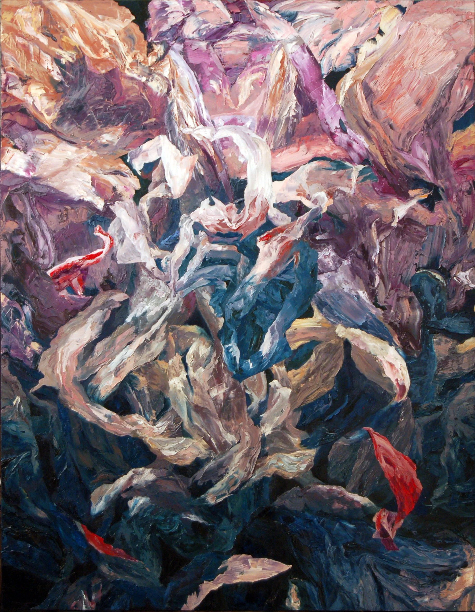 Torsion Blues/ Oil on canvas