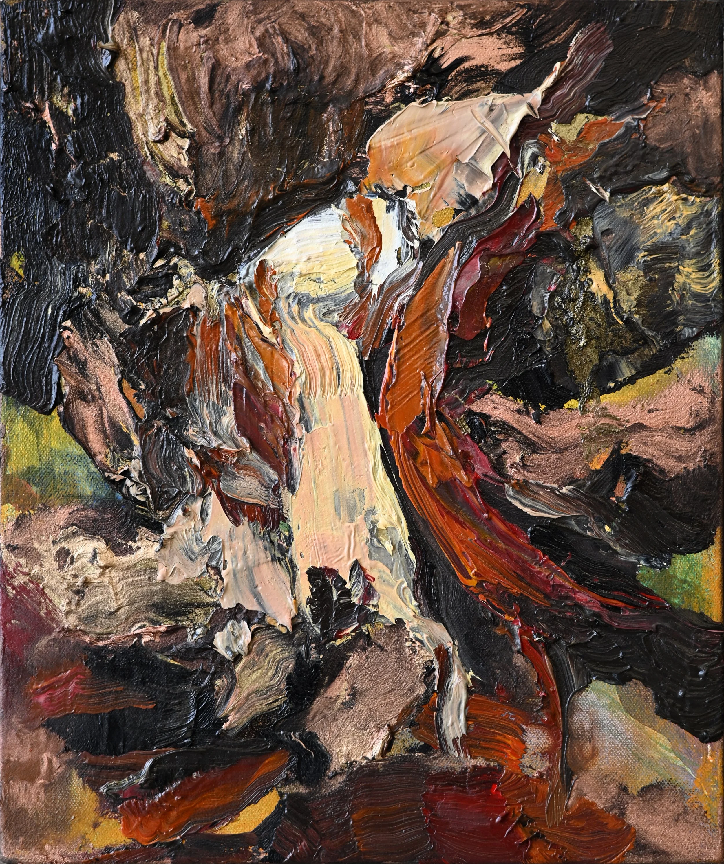 Improvision #4/ 12x14 inch/ Oil on canvas