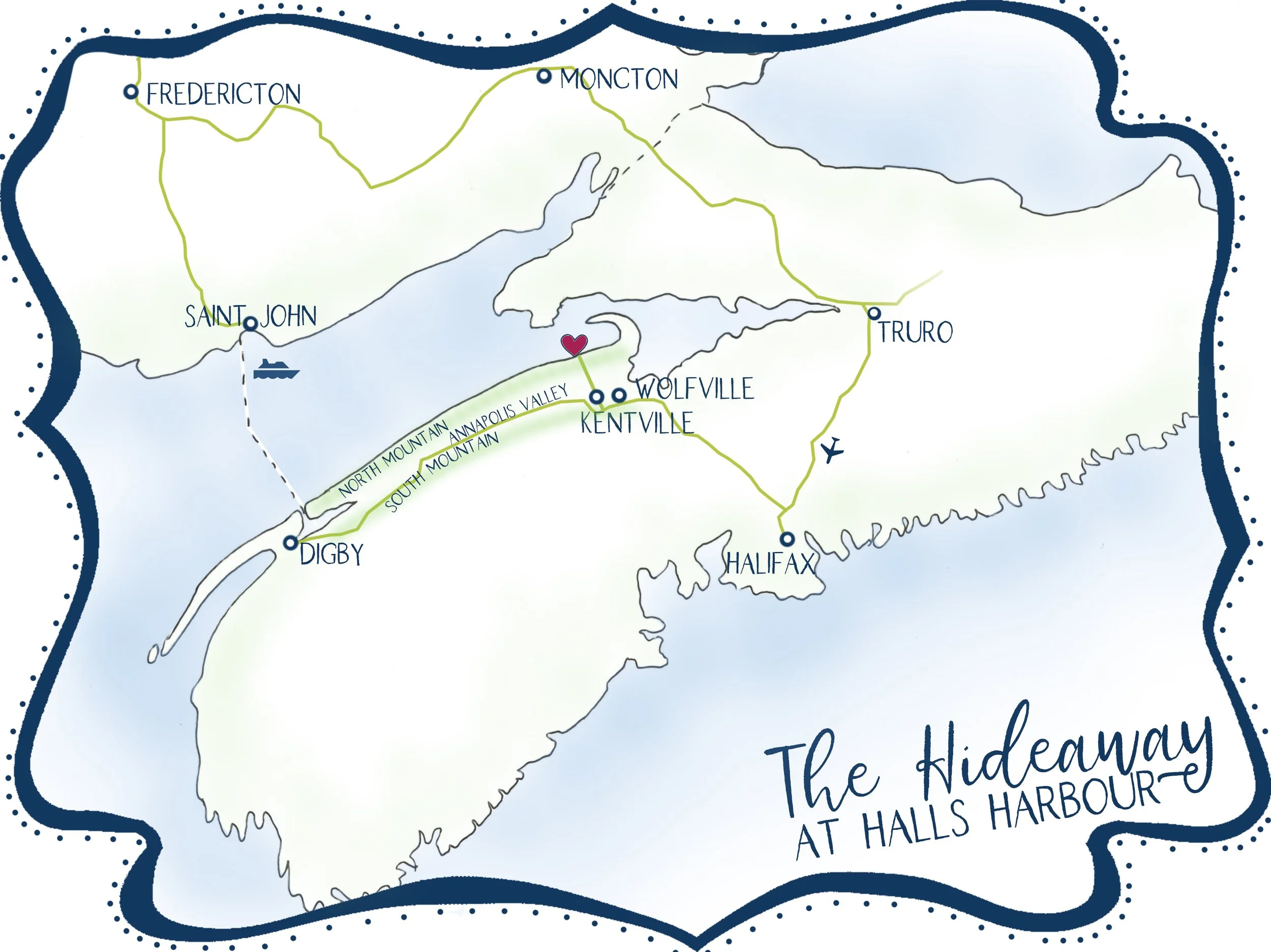 The Hideaway at Halls Harbour — The Hideaway
