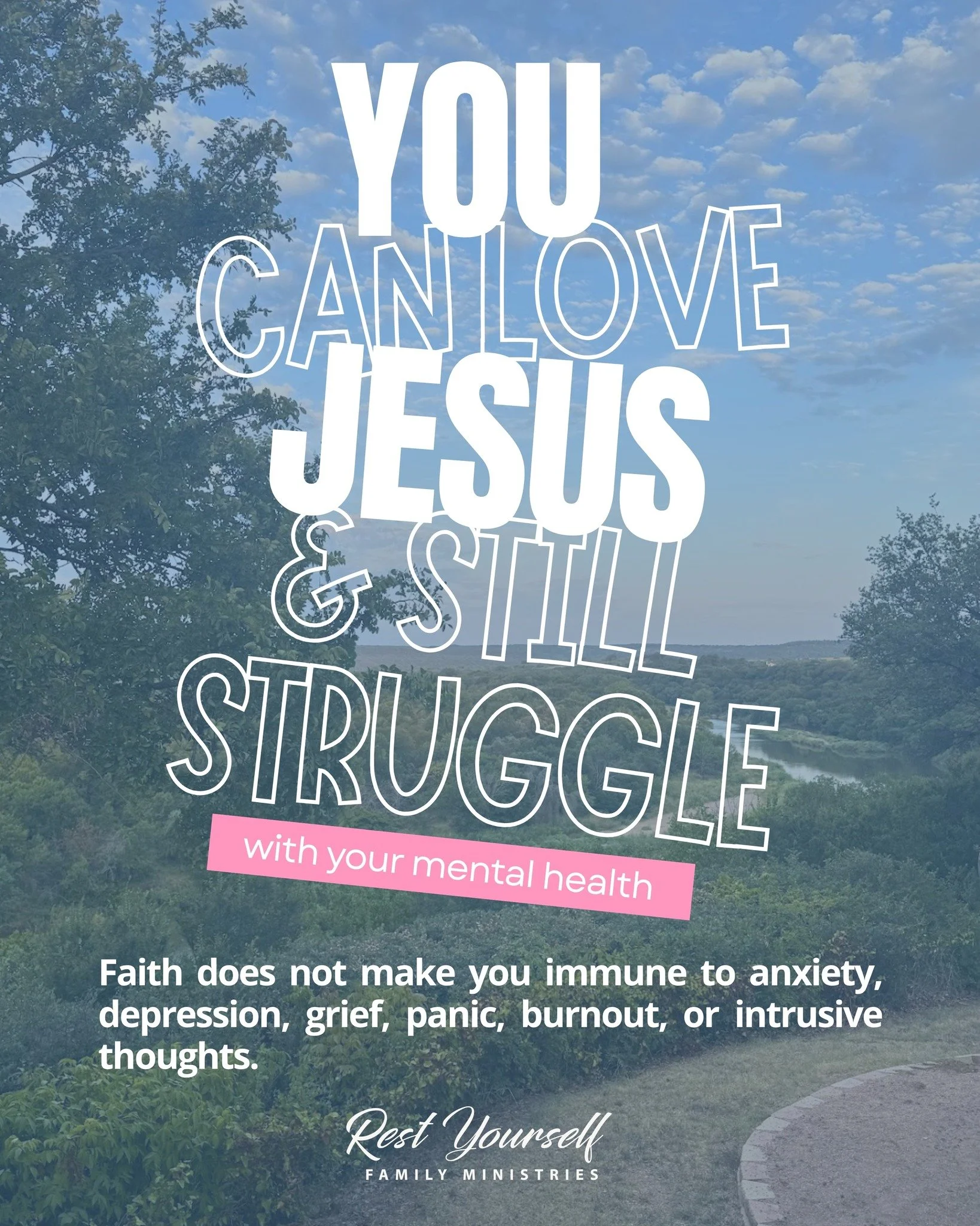 Somewhere along the way, many of us started believing that having strong faith meant we shouldn't struggle. That if we prayed enough, trusted enough, or believed enough, the anxiety would disappear, the sadness would lift, and the exhaustion would fa