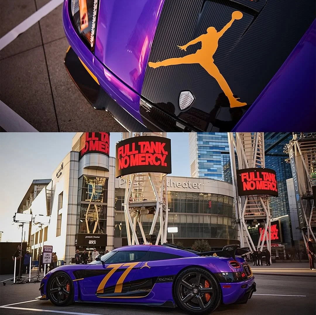 A very special Koenigsegg for a very special moment ⛹️&zwj;♂️

Picture car team: 

Picture car coordinator : @rd_sebby 
Picture car wrangler: @rd_nikos 
Decals : @pochowear_com 
Transport: @royaltytowing