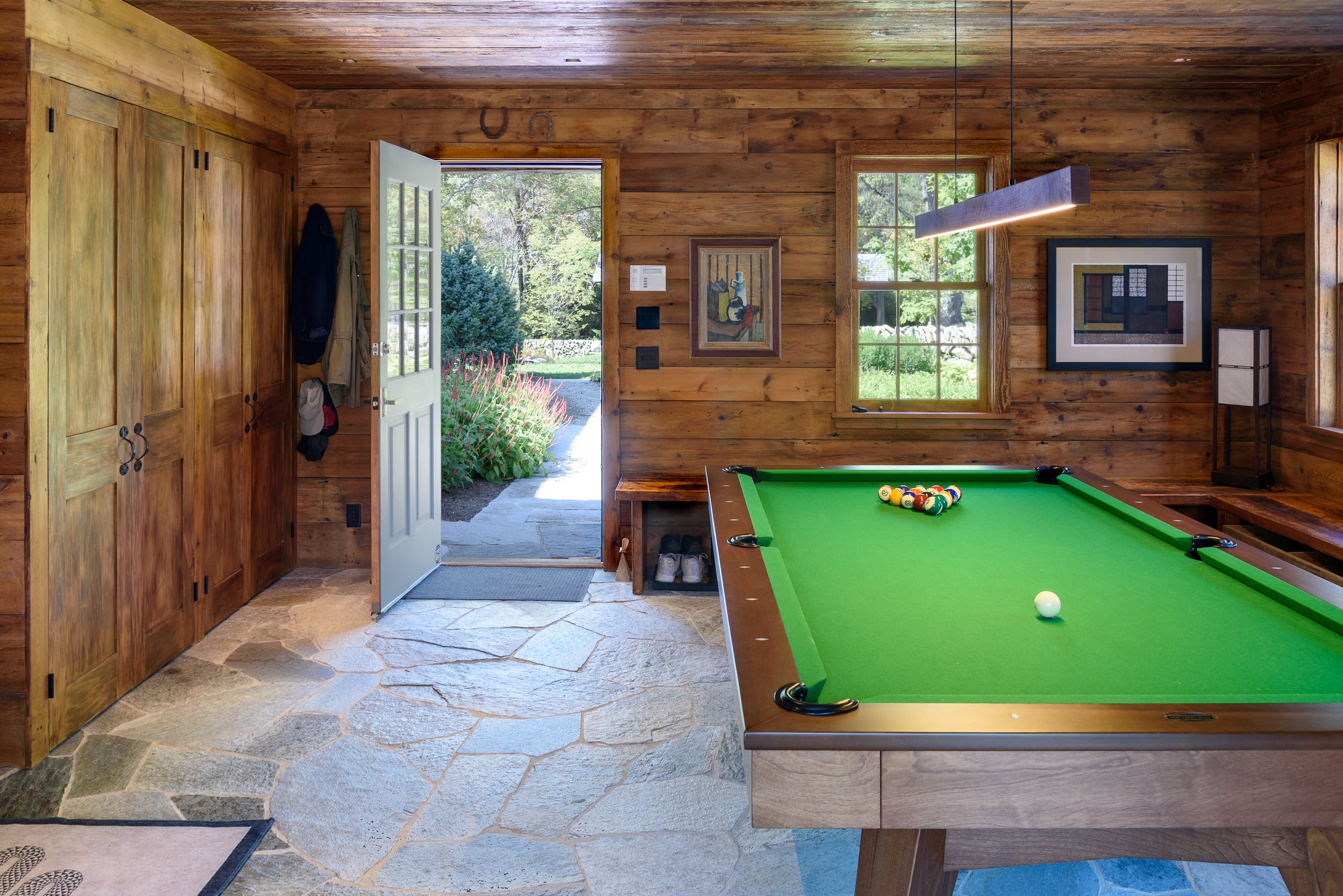 Tavern and mudroom addition
