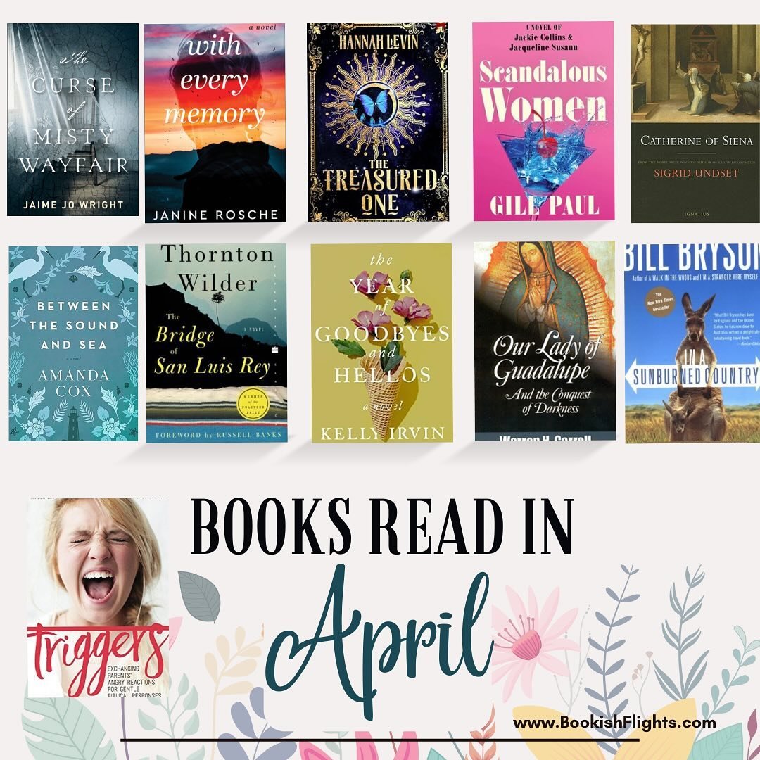 What book did you knock off your TBR list last month? Any favorite reads?

🌺 Fiction Reads: 
🌷Scandalous Women by Gill Paul (ARC - episode coming in August!)
🌷 The Sound of Sand and Sea by Amanda Cox (ARC - episode coming in July)
🌷 The Curse of 