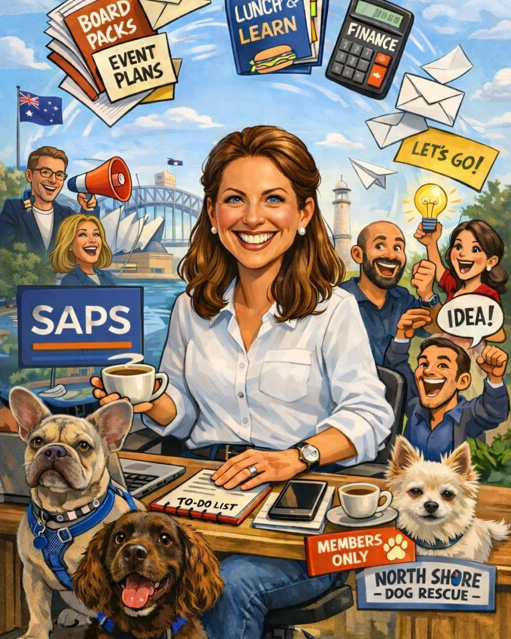 Our powerhouse crew in caricature form...

Your turn 👇 Jump on the trend and share yours.

&ldquo;Create a caricature of me and my job based on everything you know about me.&rdquo;

#DreamTeam #WeRunOnCoffee #TeamWork #EOFamily