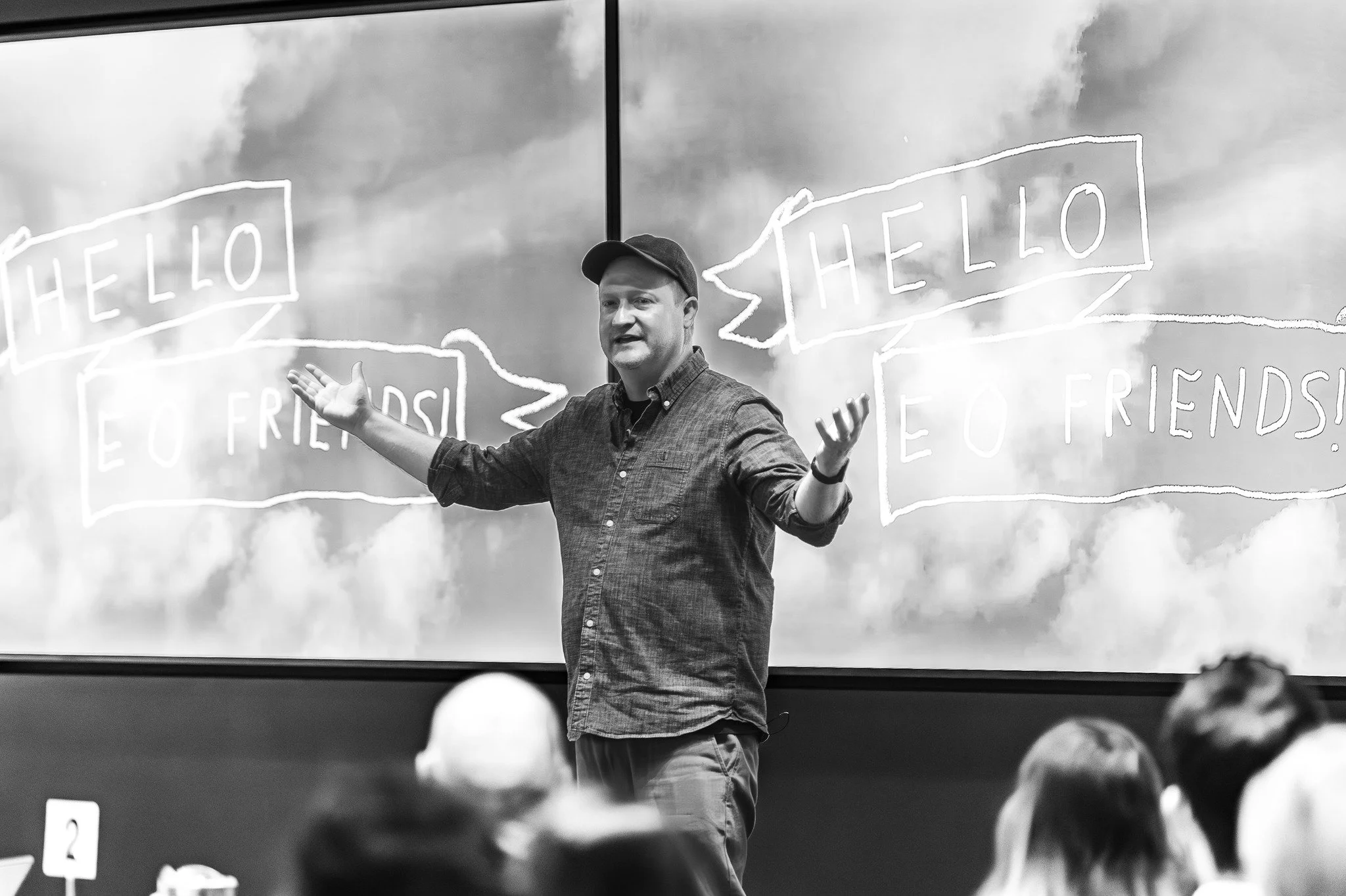 Last week, EO Sydney had the privilege of welcoming Brad Montague to Sydney.

A New York Times bestselling author, illustrator, and the creative force behind Kid President, Brad has spent his career reminding people of something deeply human. We can 