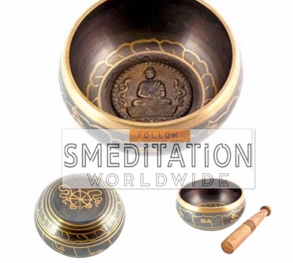 7 CHAKRA BRASS 4' STARTER BOWL