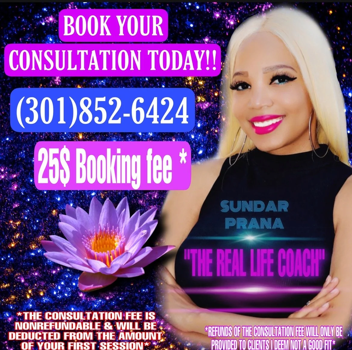 LIFE COACHING CONSULTATION FEE