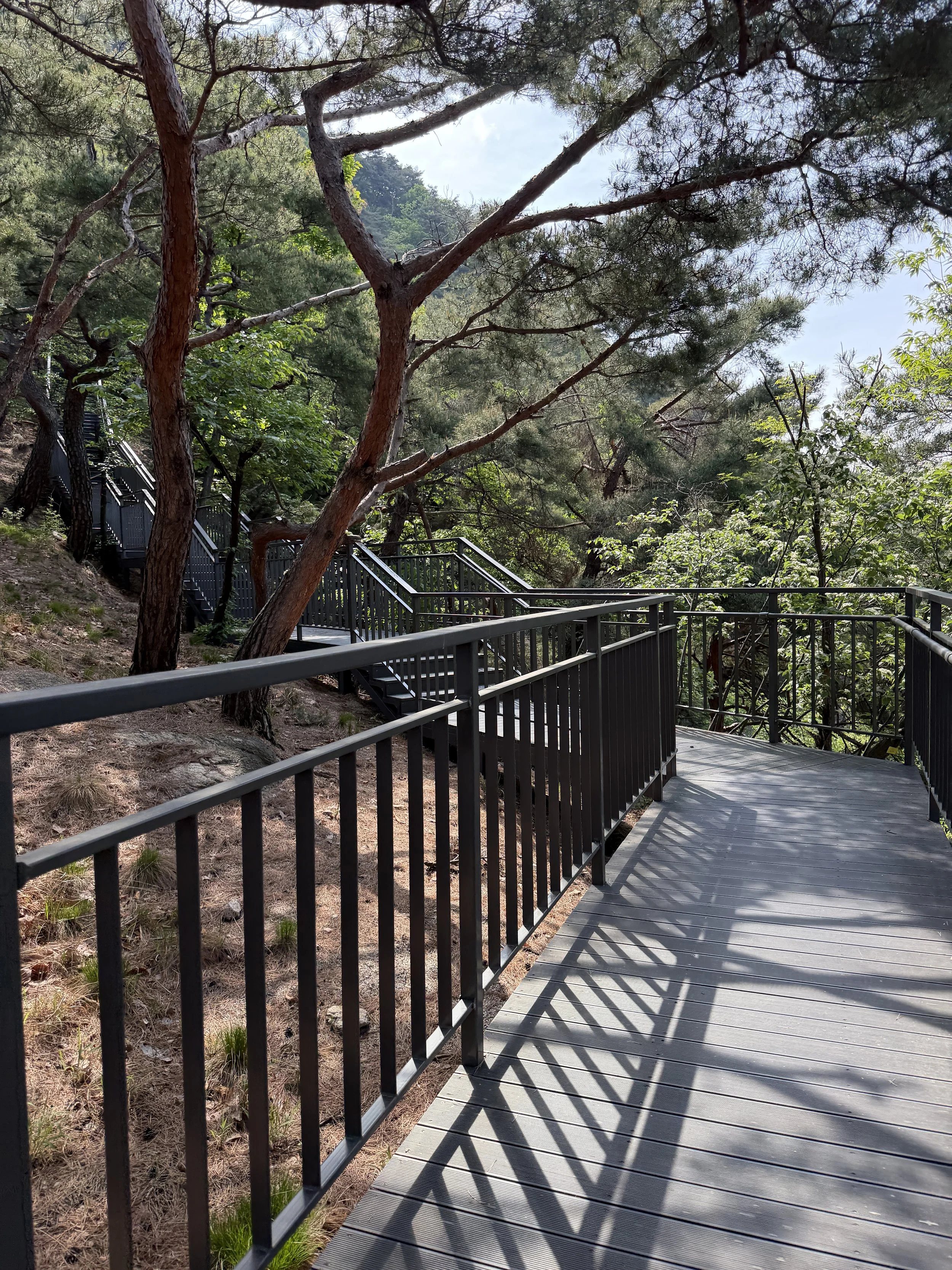more stairs on baegaksan trail seoul city wall .JPG