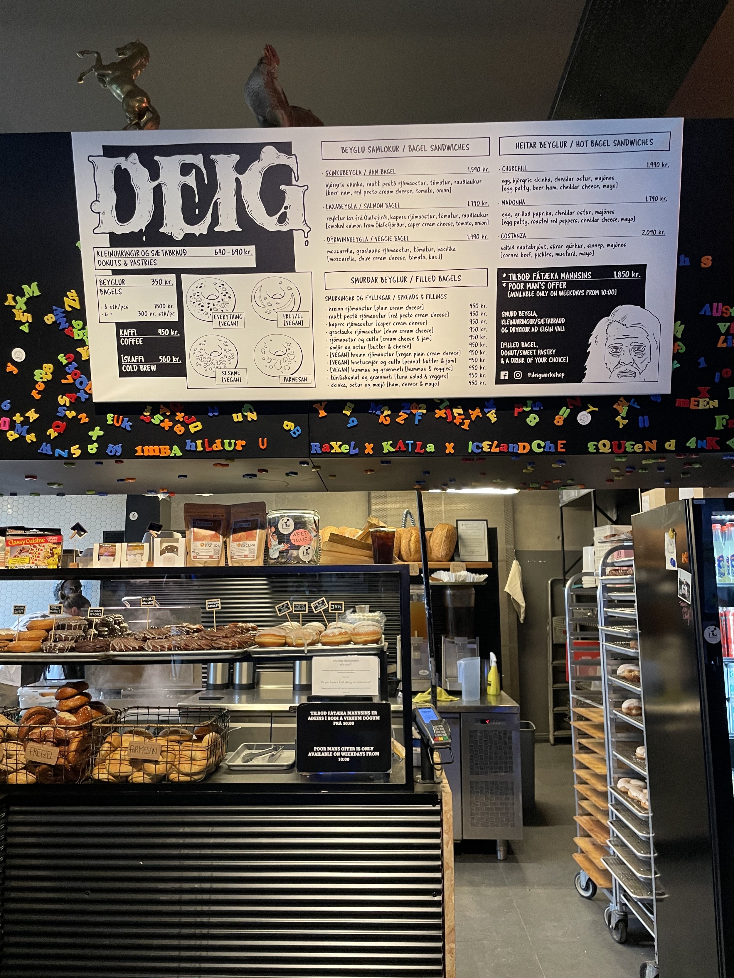 Deig is the best place for breakfast in Reykjavik.