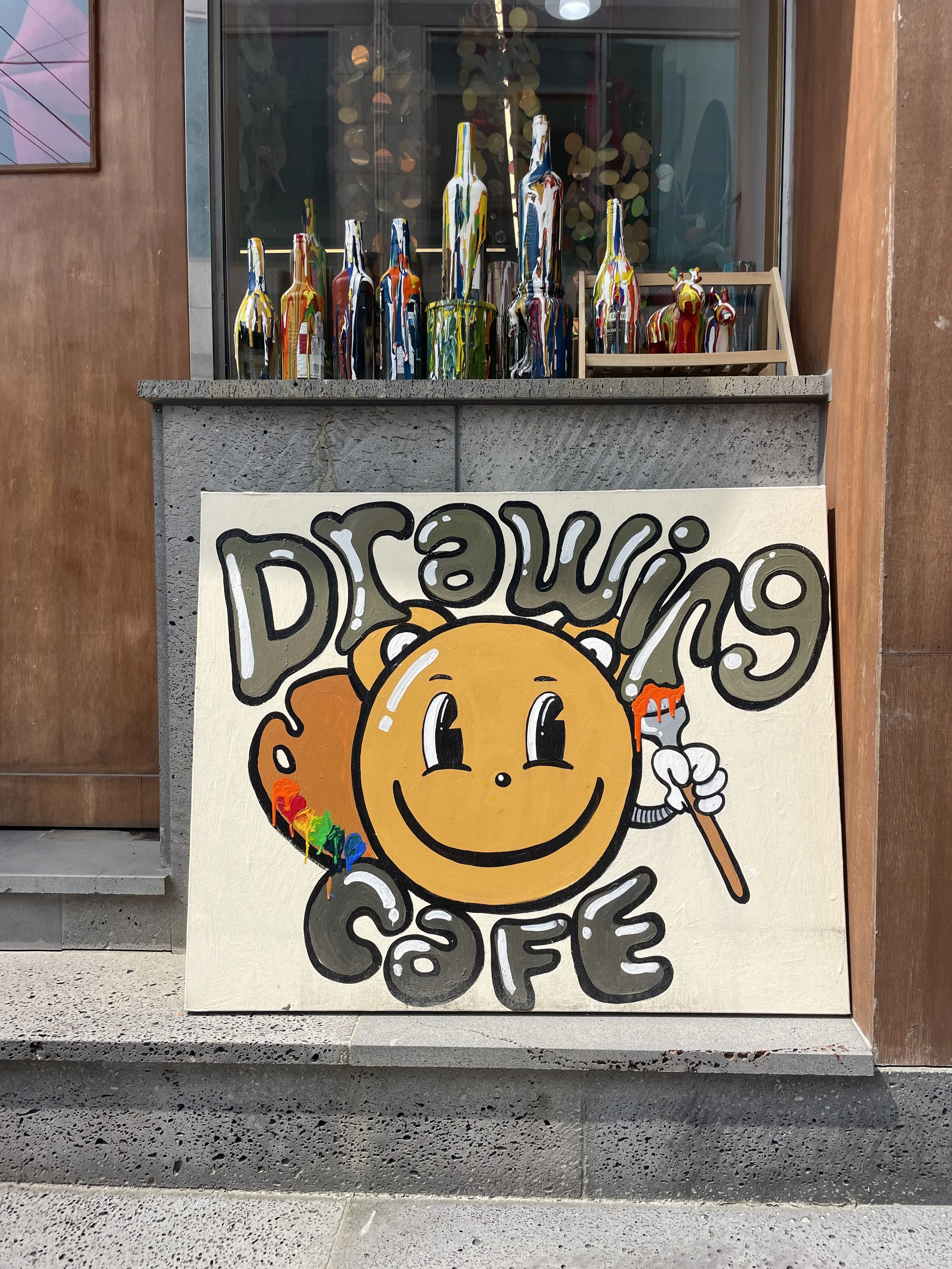 Around Pyeongtaek: Grim Hanjan 그림한잔 Drawing Cafe