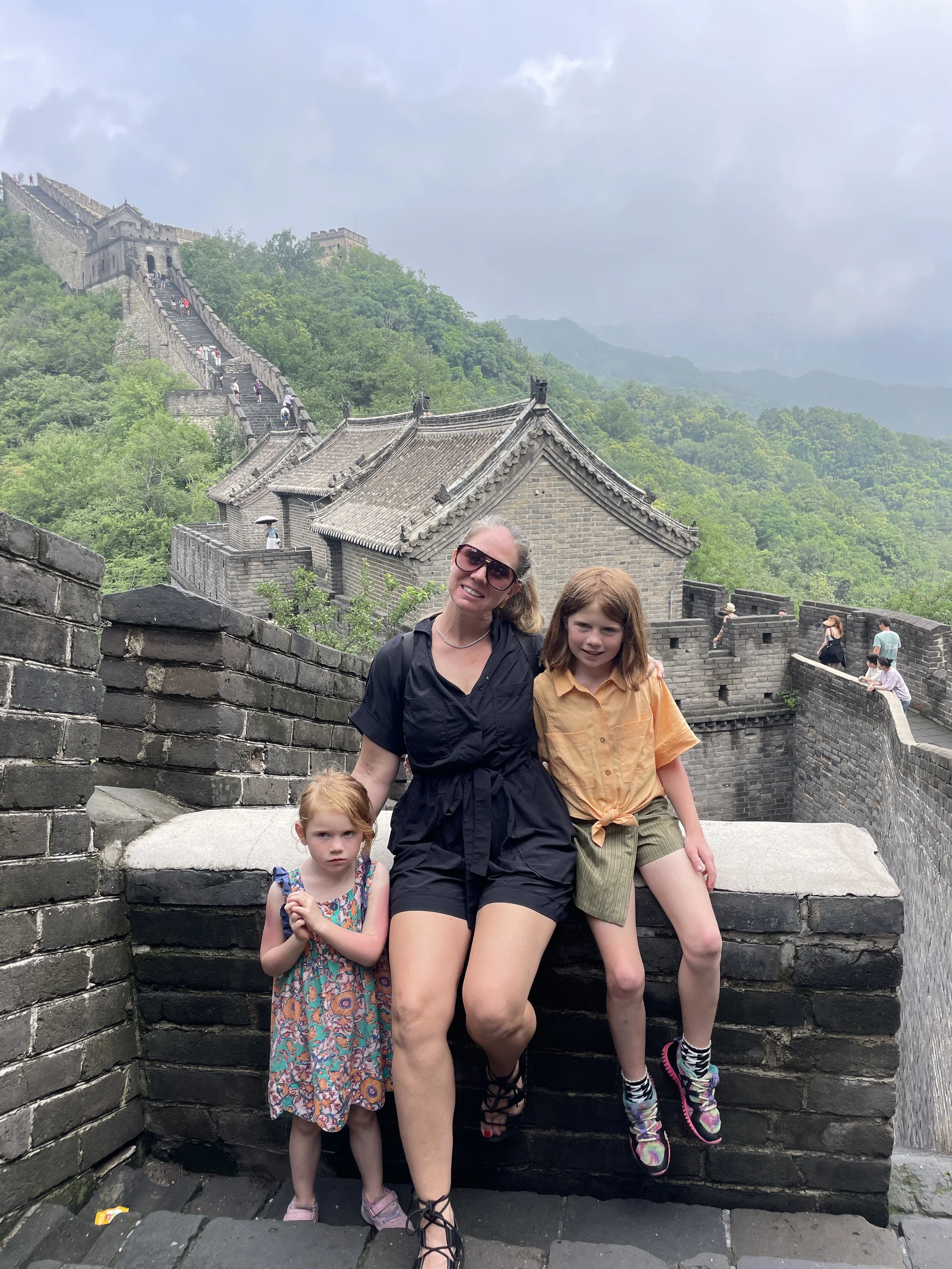 Family at Mutianyu Great Wall