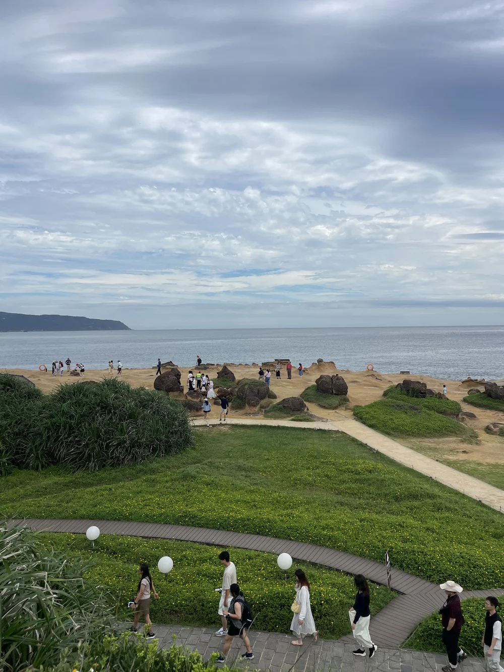 Rock formations at Yehliu Geopark, Taiwan