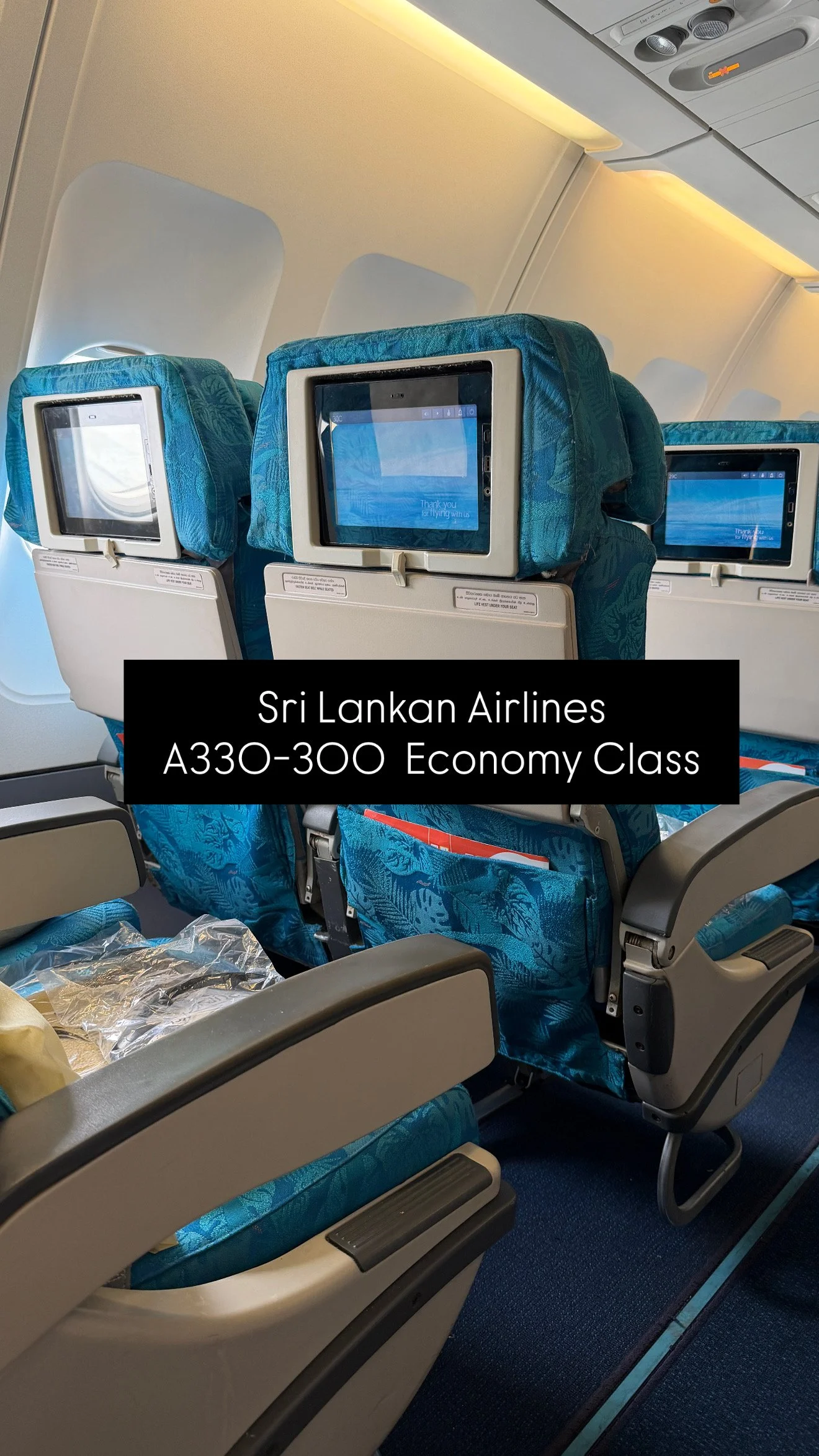 Sri Lankan Airlines Economy Review: A330 Seoul (ICN) to Colombo (CMB)