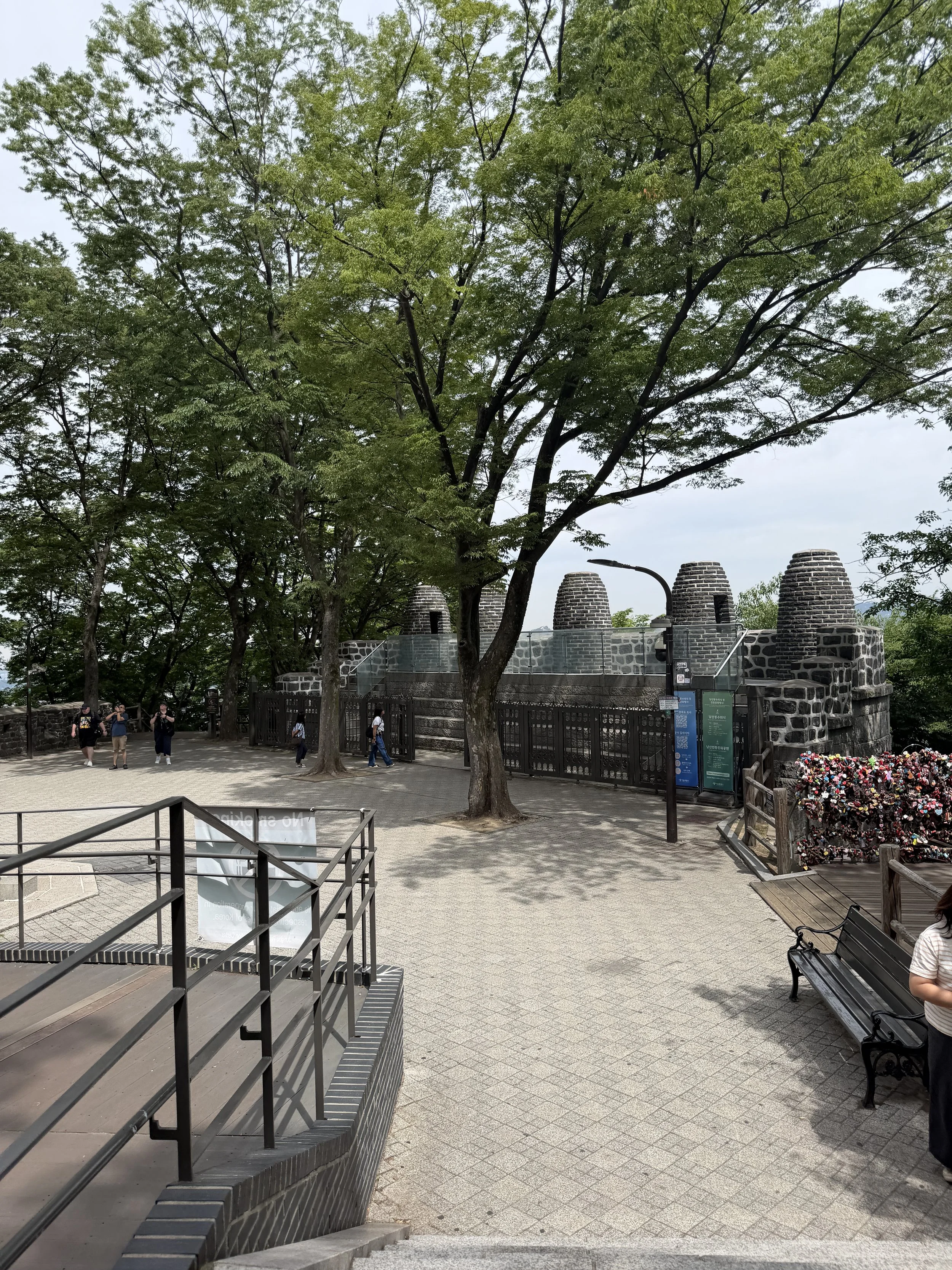 namsan beacons on namsan trail seoul city wall.JPG
