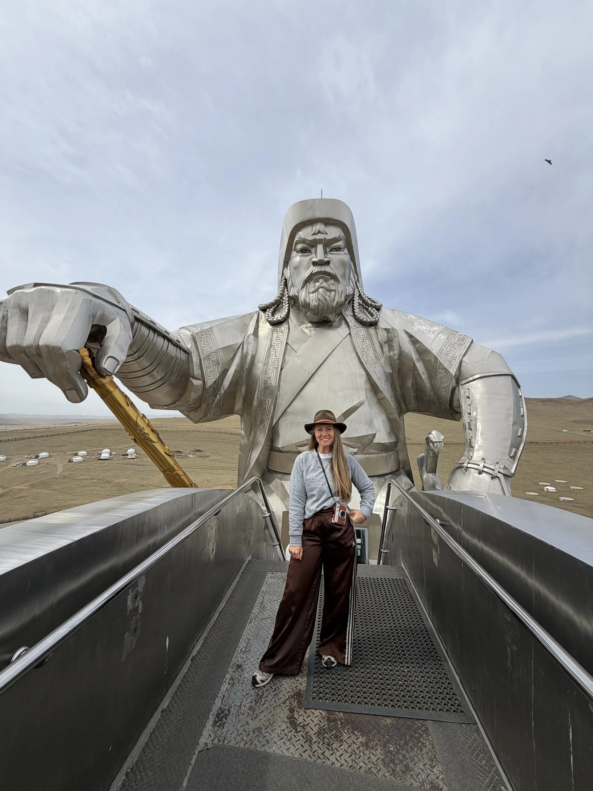 Genghis Khan horse statue Ulaanbaatar Mongolia