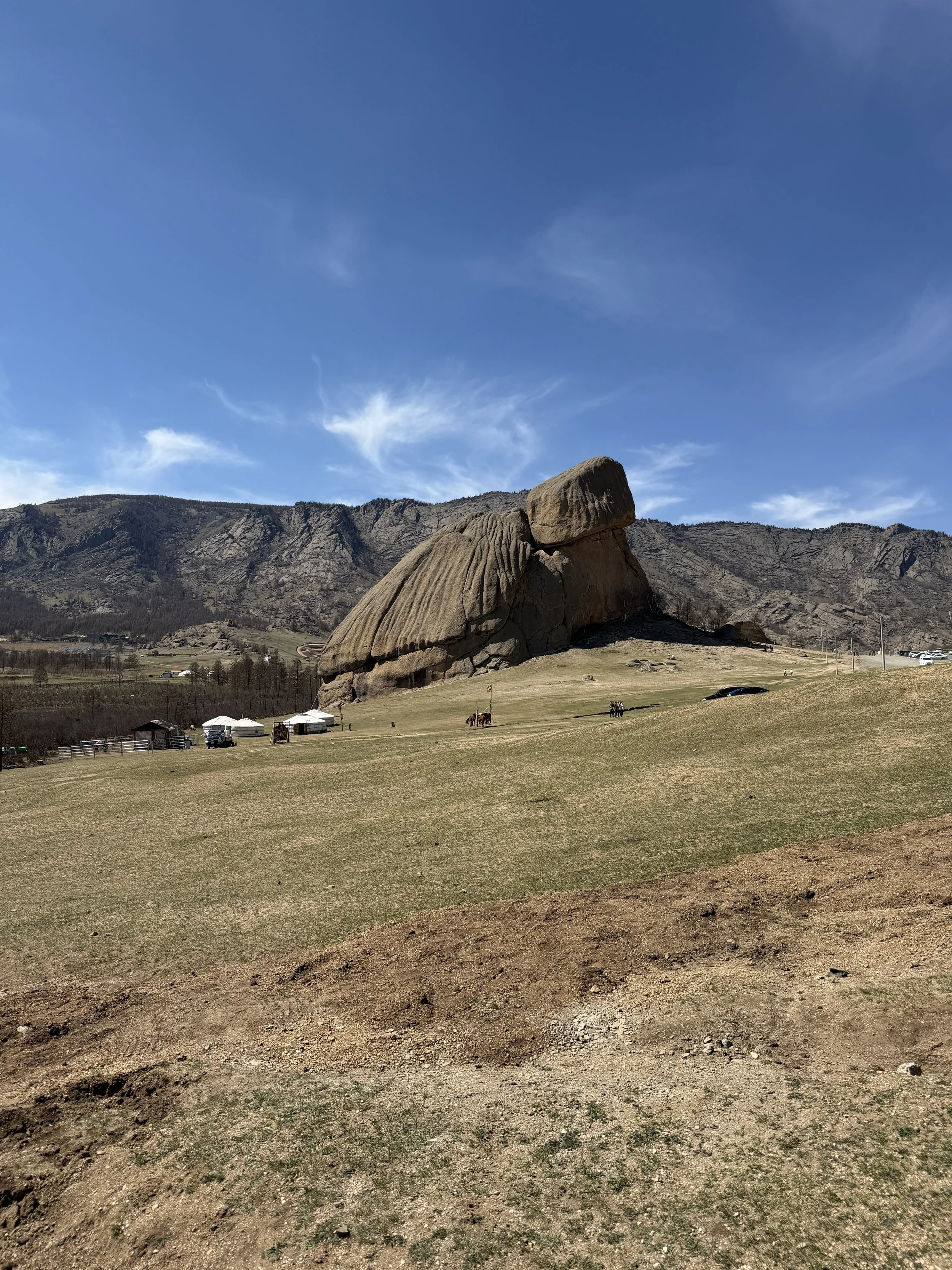 Turtle Rock, Terelj National Park, from a distance