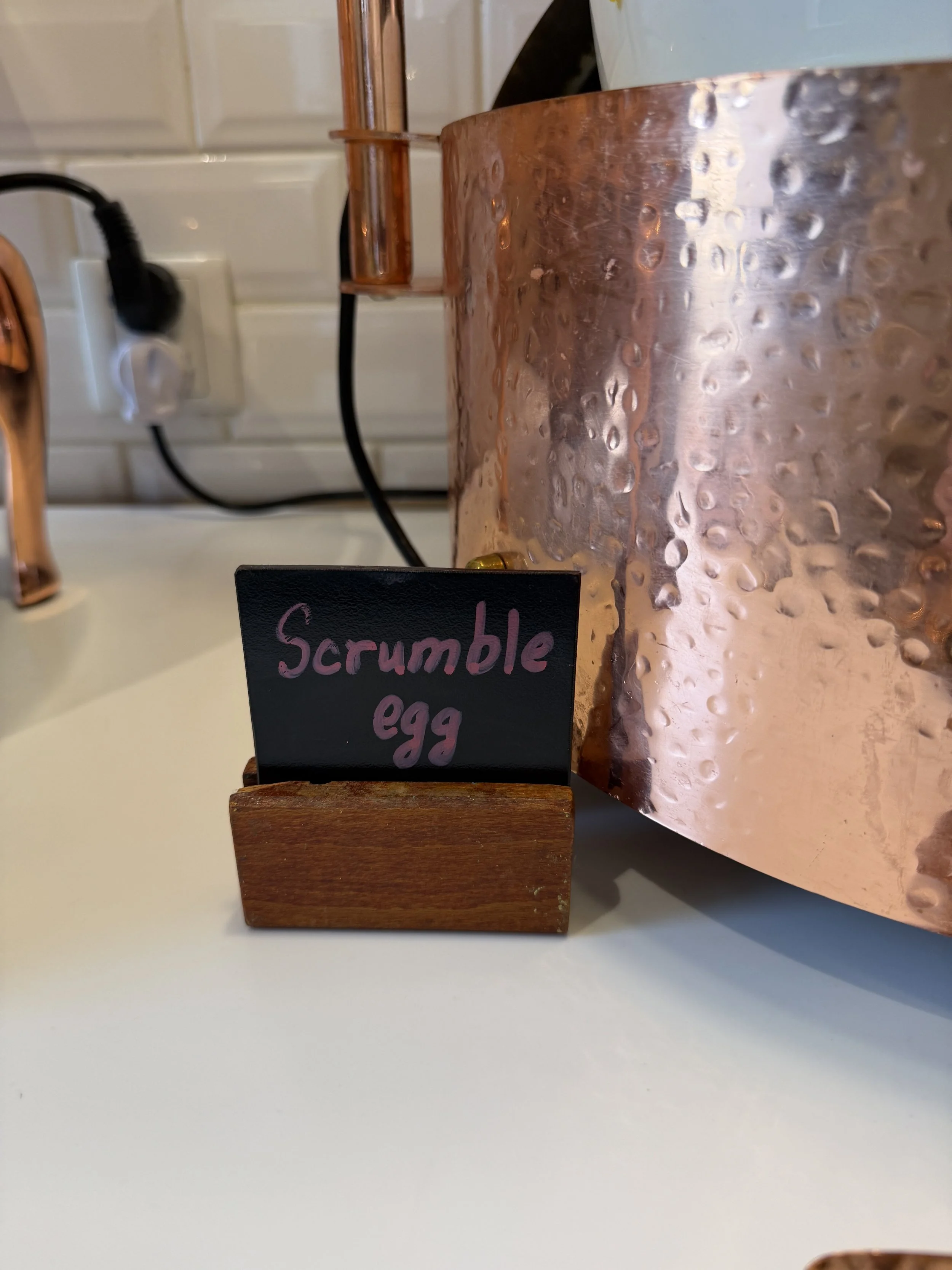 holiday inn ulaanbaatar IHG hotel scrumble egg sign breakfast.JPG