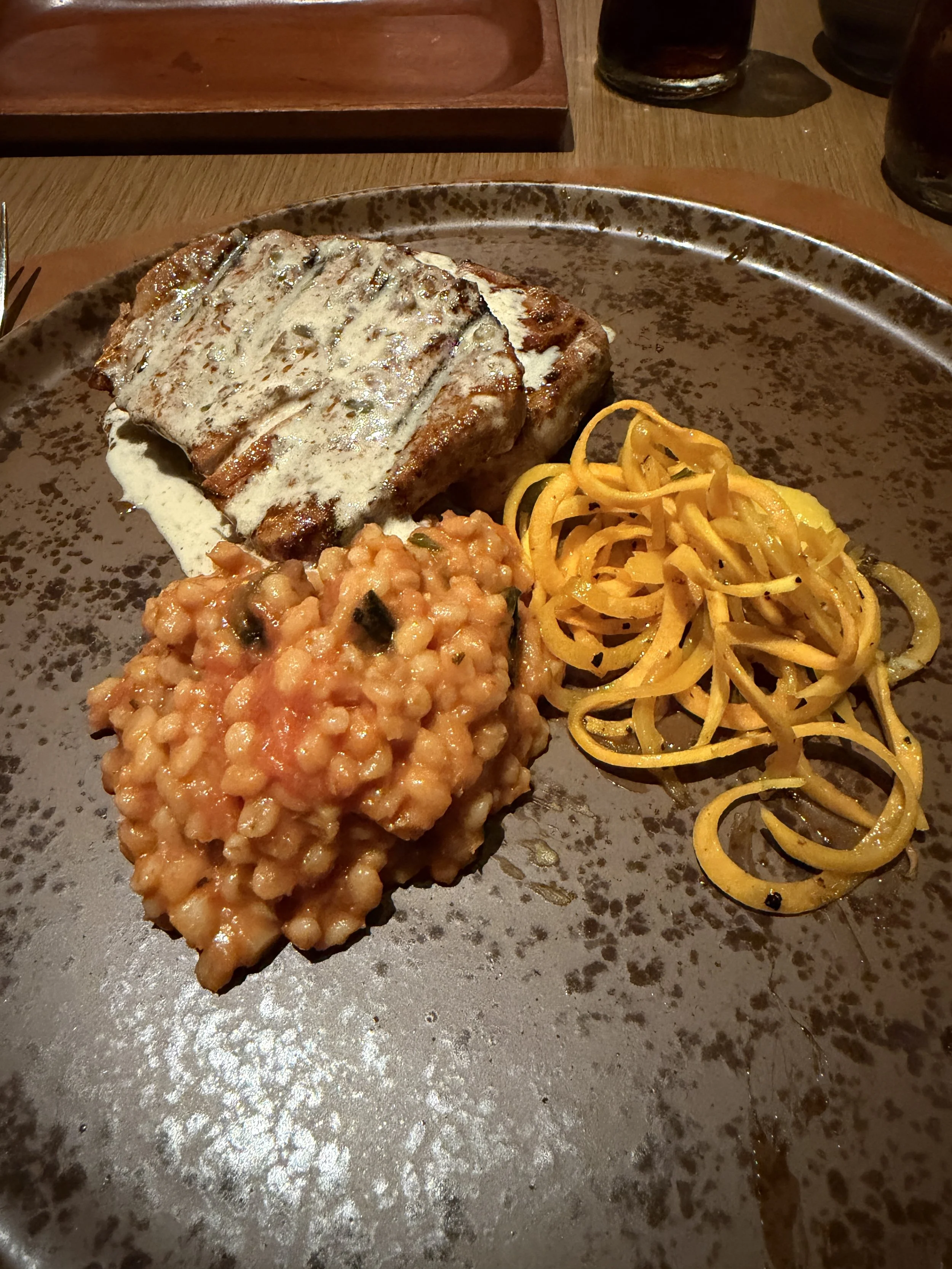 hilton yala sandali tuna steak with quinoa dinner.JPG