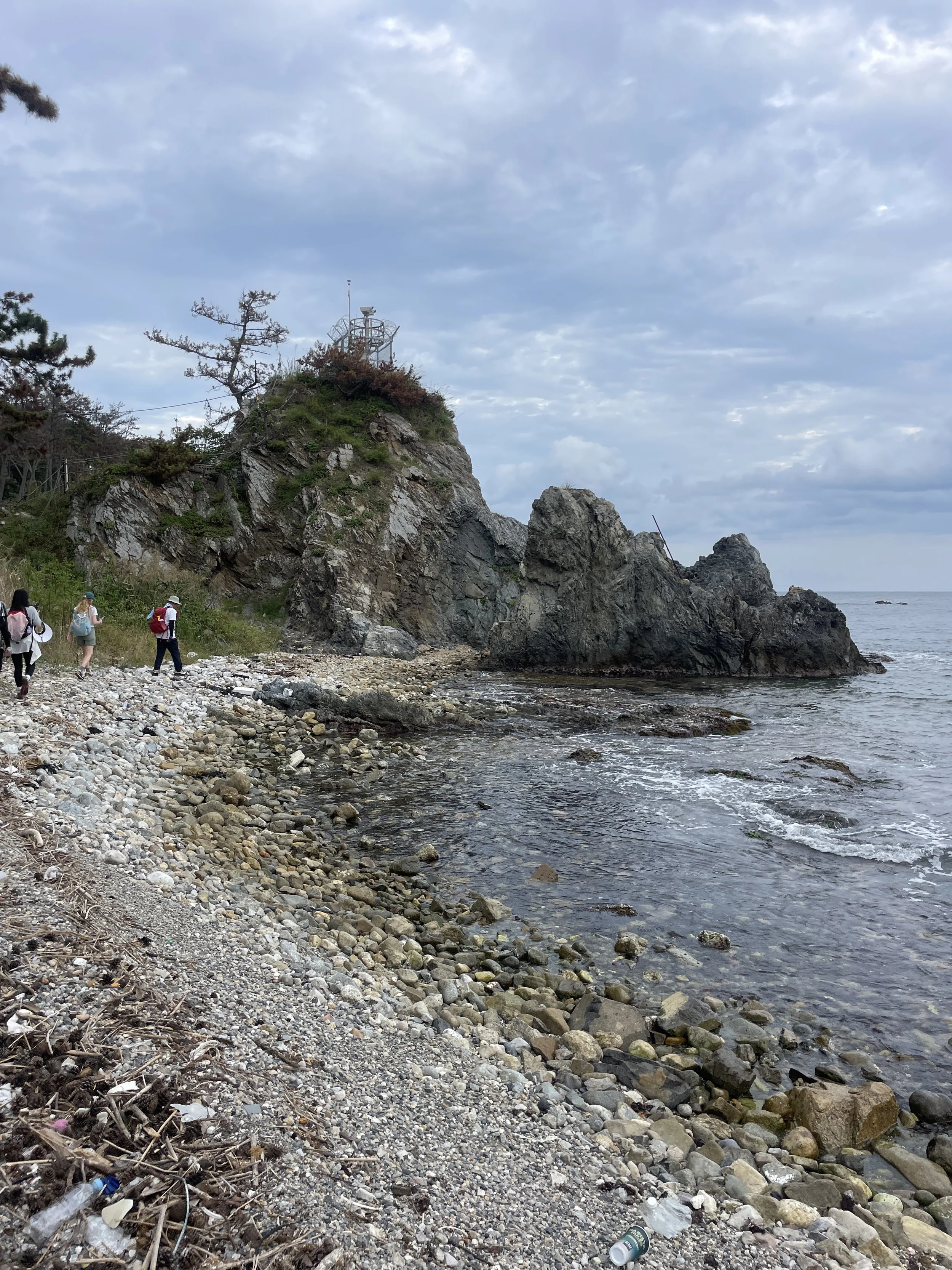 south korea hiking rocks gampo port.JPG