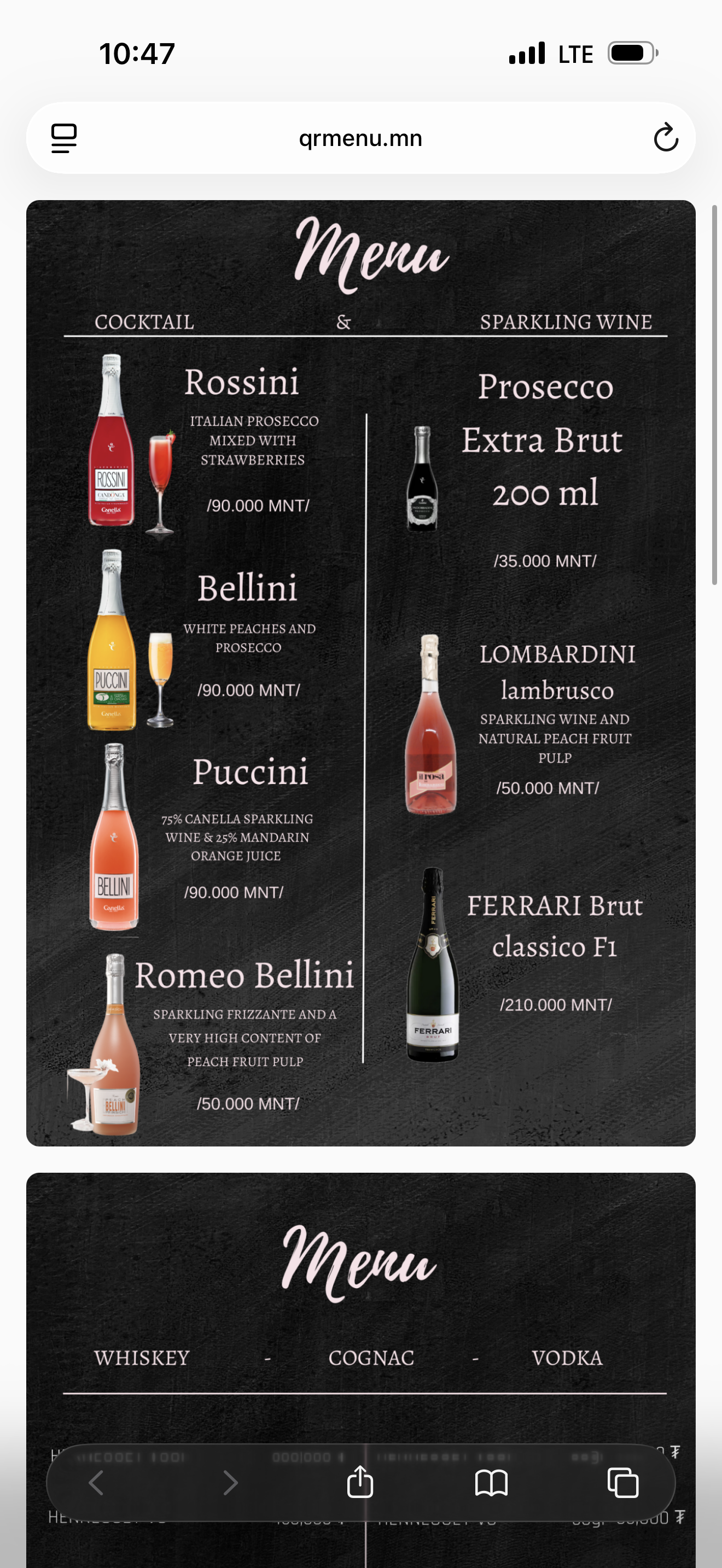 premium beverages 1 link lounge UBN airport.PNG