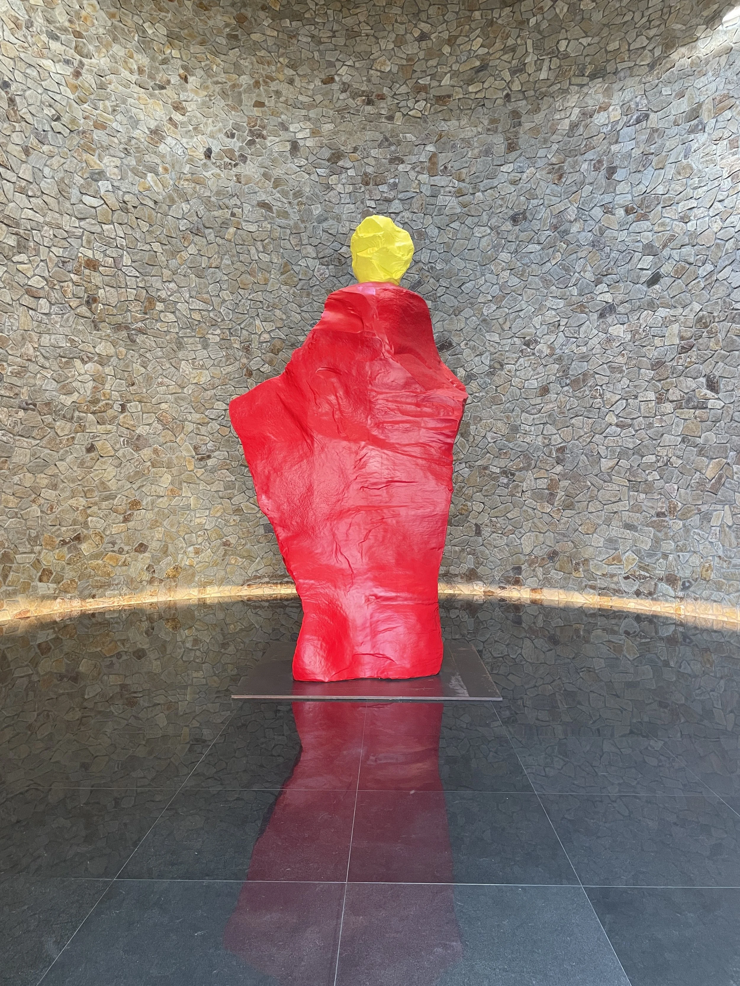 museum san yellow red monk sculpture ugo rondinone.JPG