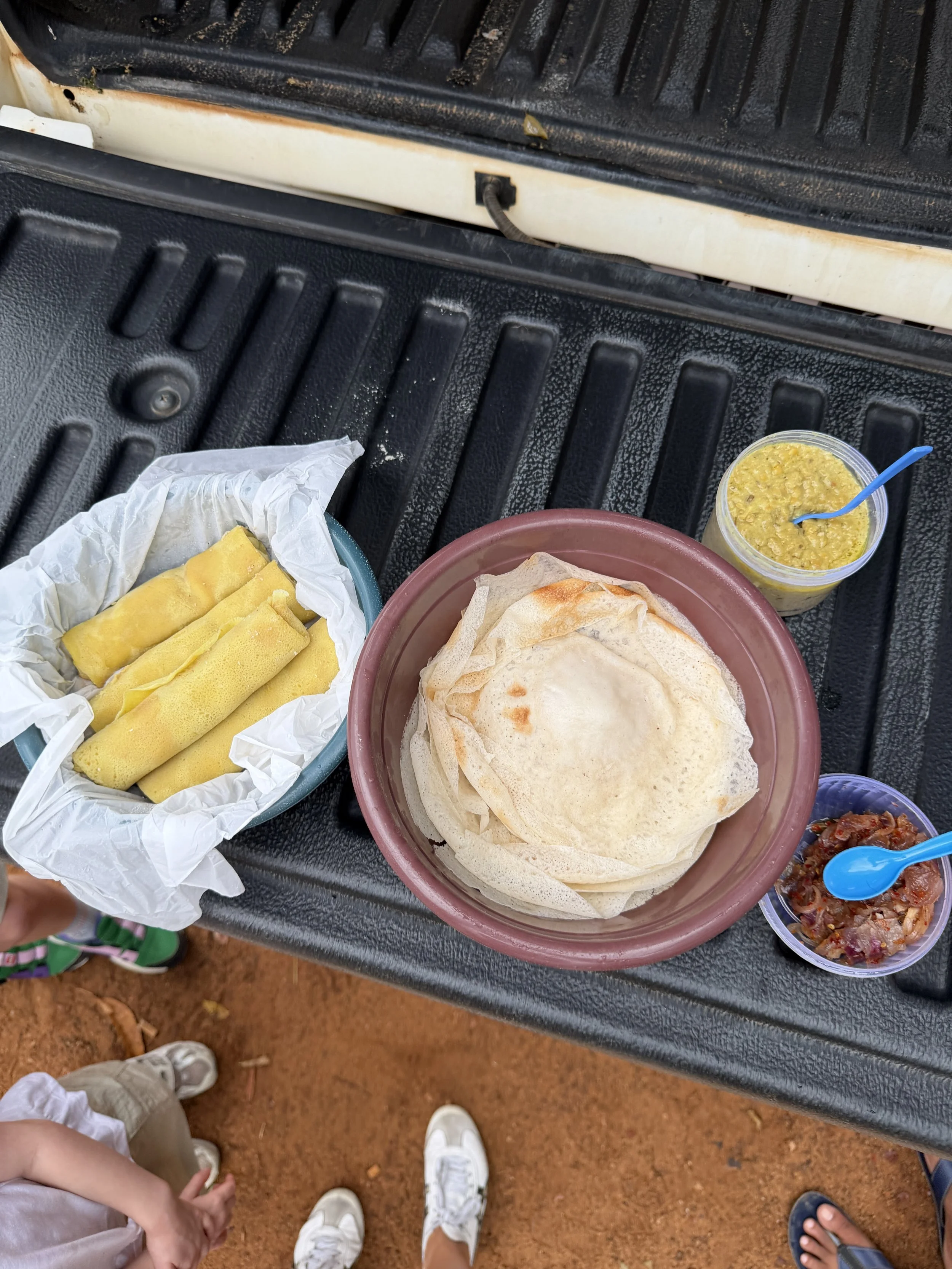 Safari snack and rest stop in Yala National Park