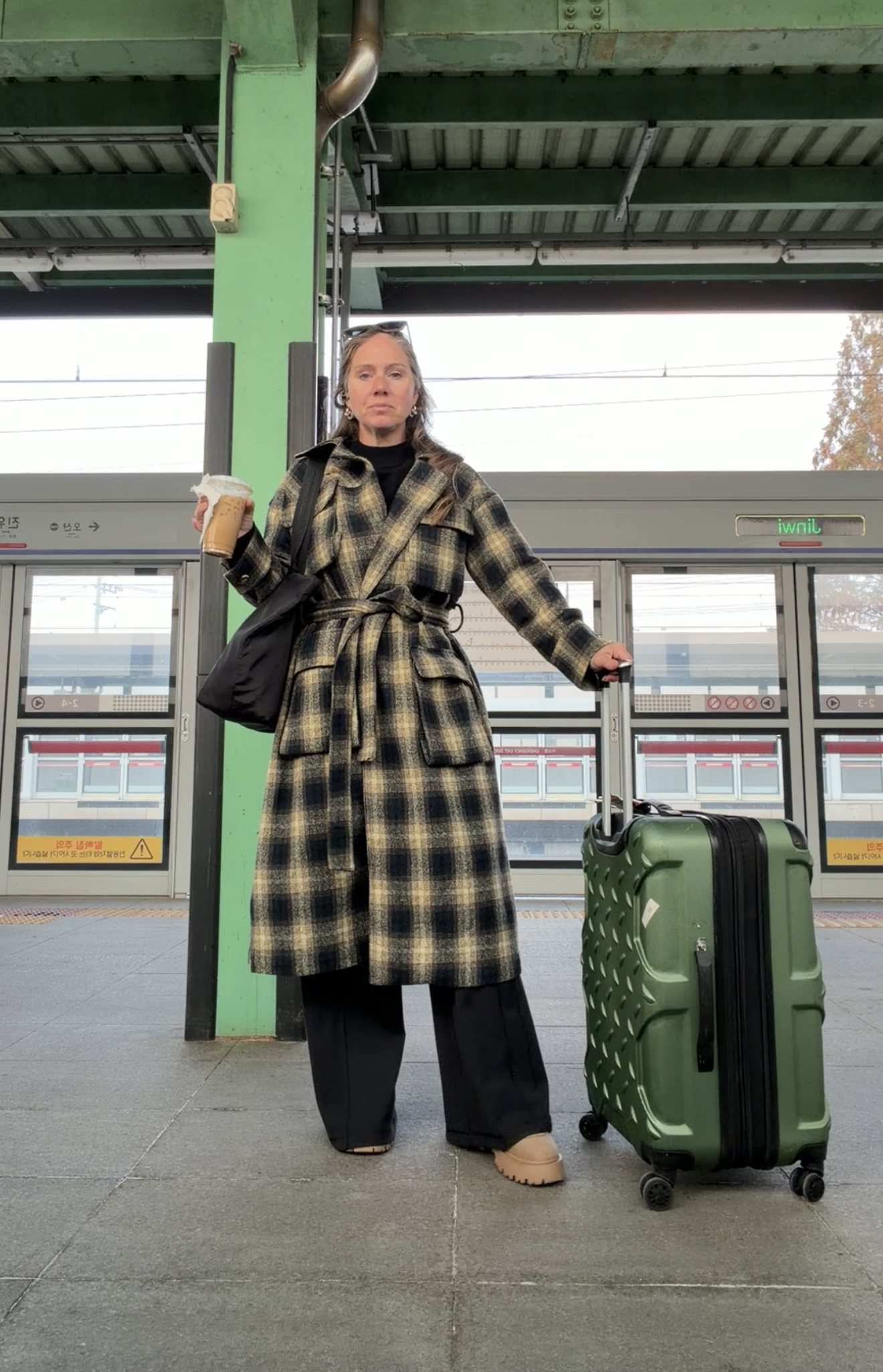 Elevated outfit with zip front boots.