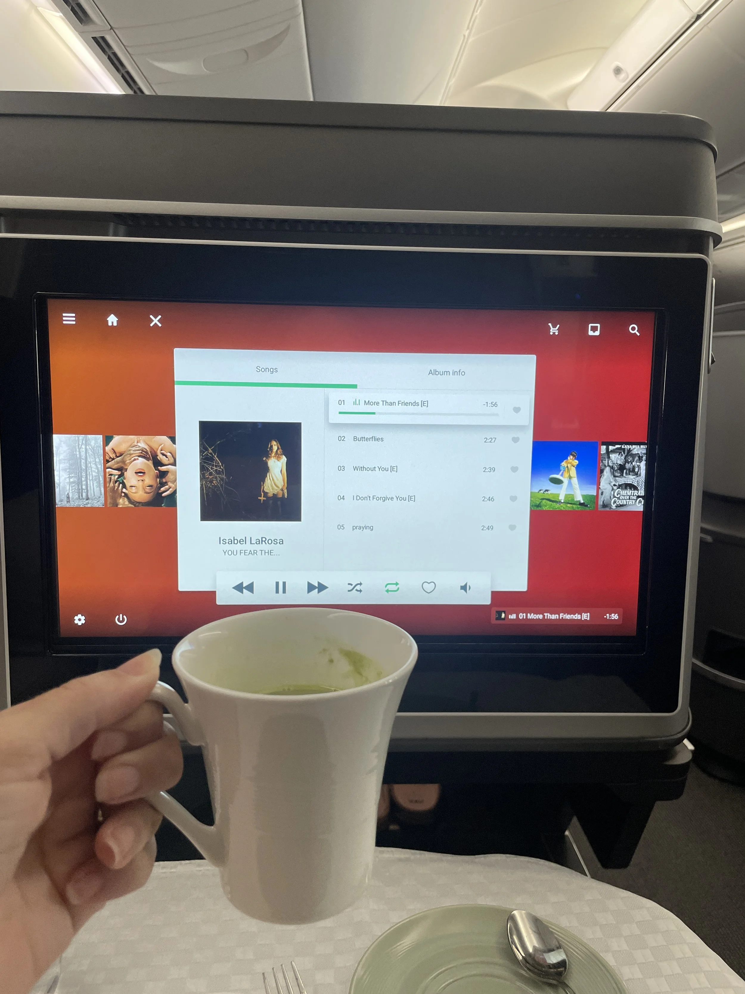 eva air b787-9 business class IFE music screen.JPG