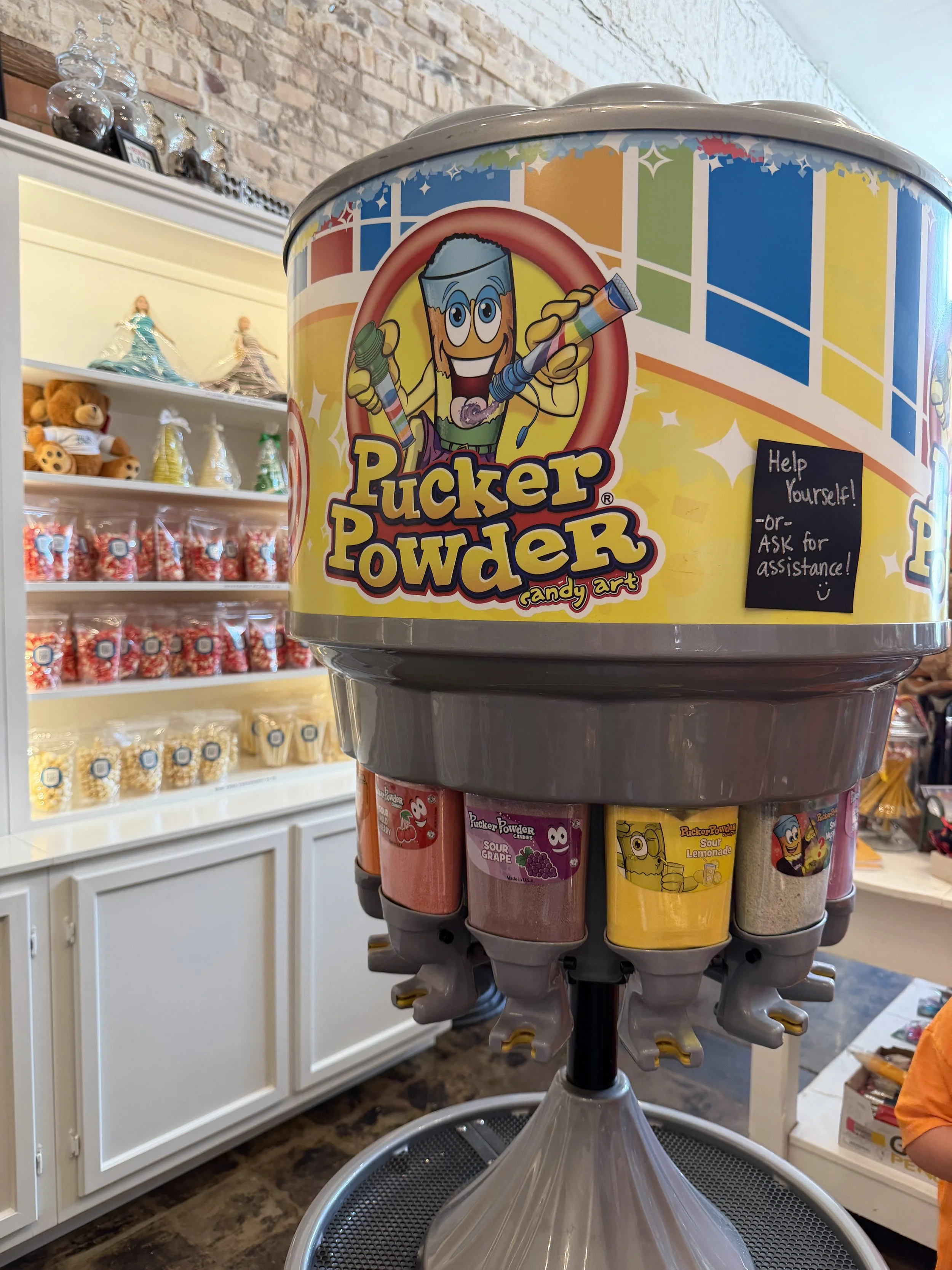 pucker powder machine at lindale candy co 2.JPG