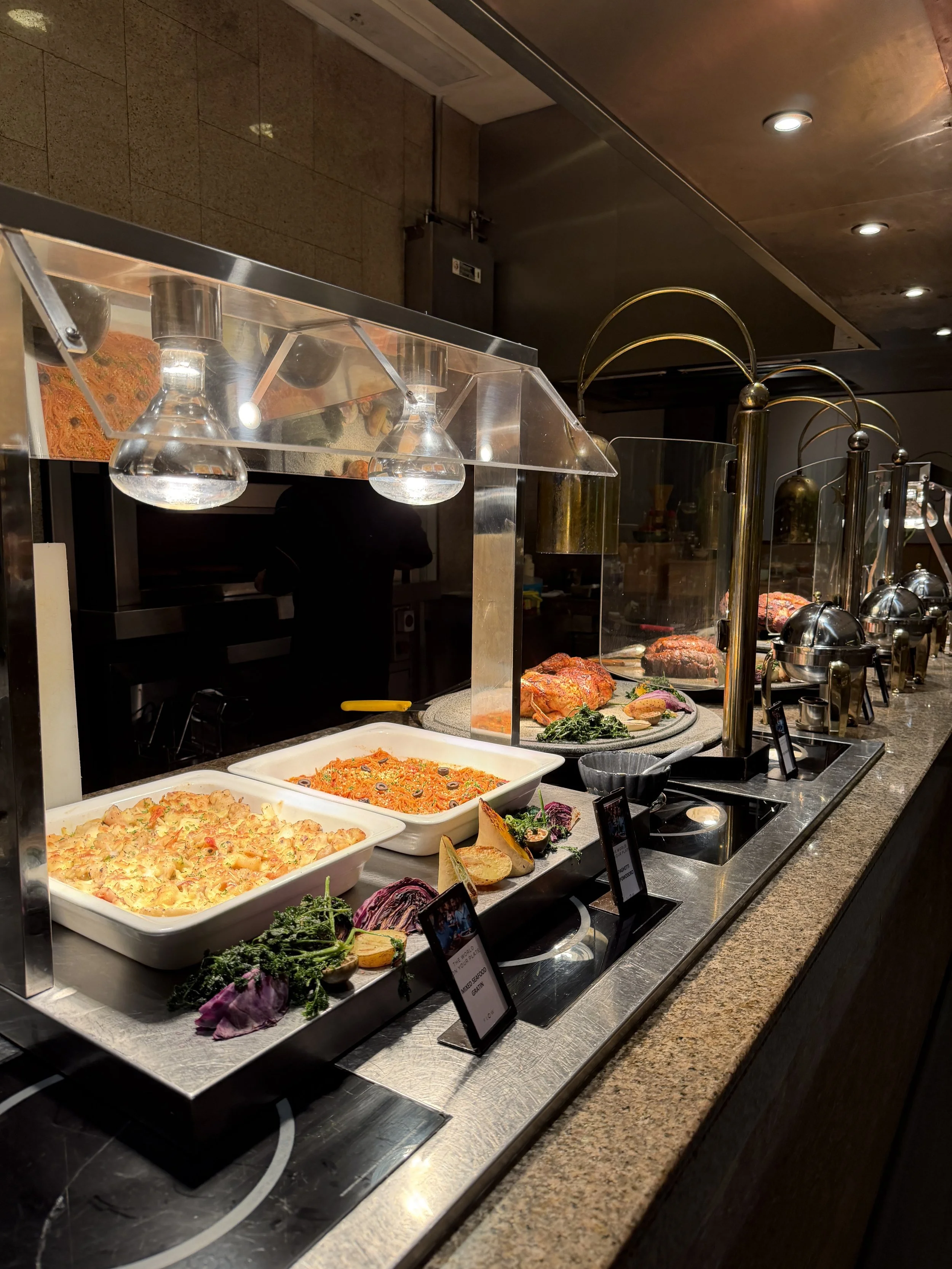 Hilton Colombo Residences dinner food.JPG