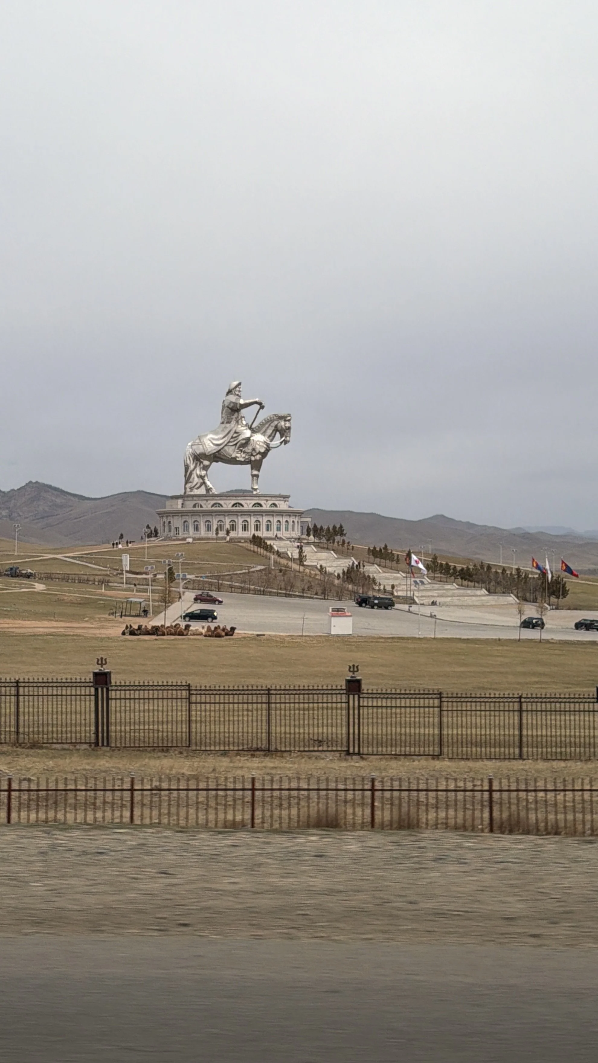 Chinggis Khan Equestrian statue 40m tall mongolia