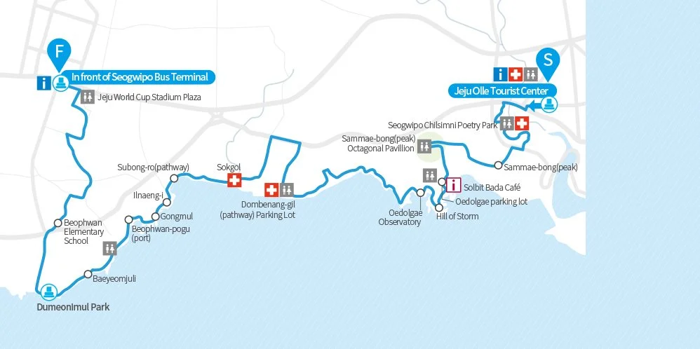 Jejuolle trail route 7 map