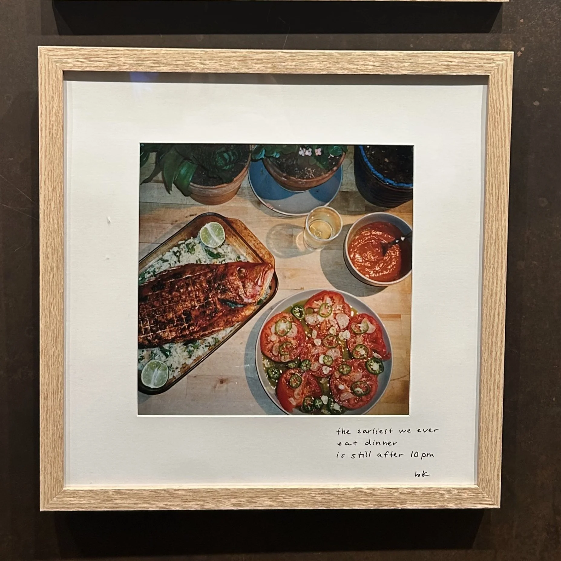 the earliest we ever eat dinner is still after 10pm