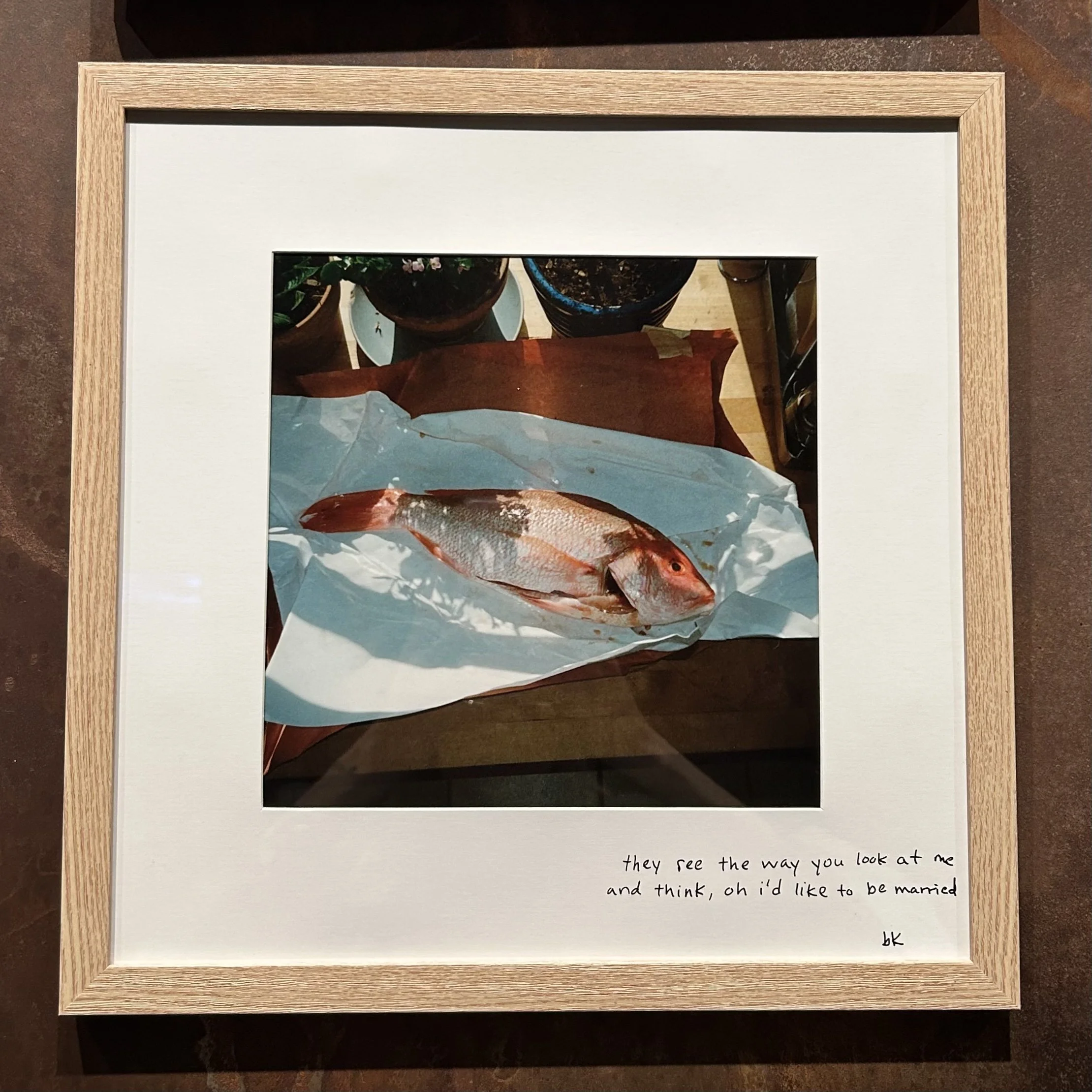 they see the way you look at me and think, oh i'd like to be married