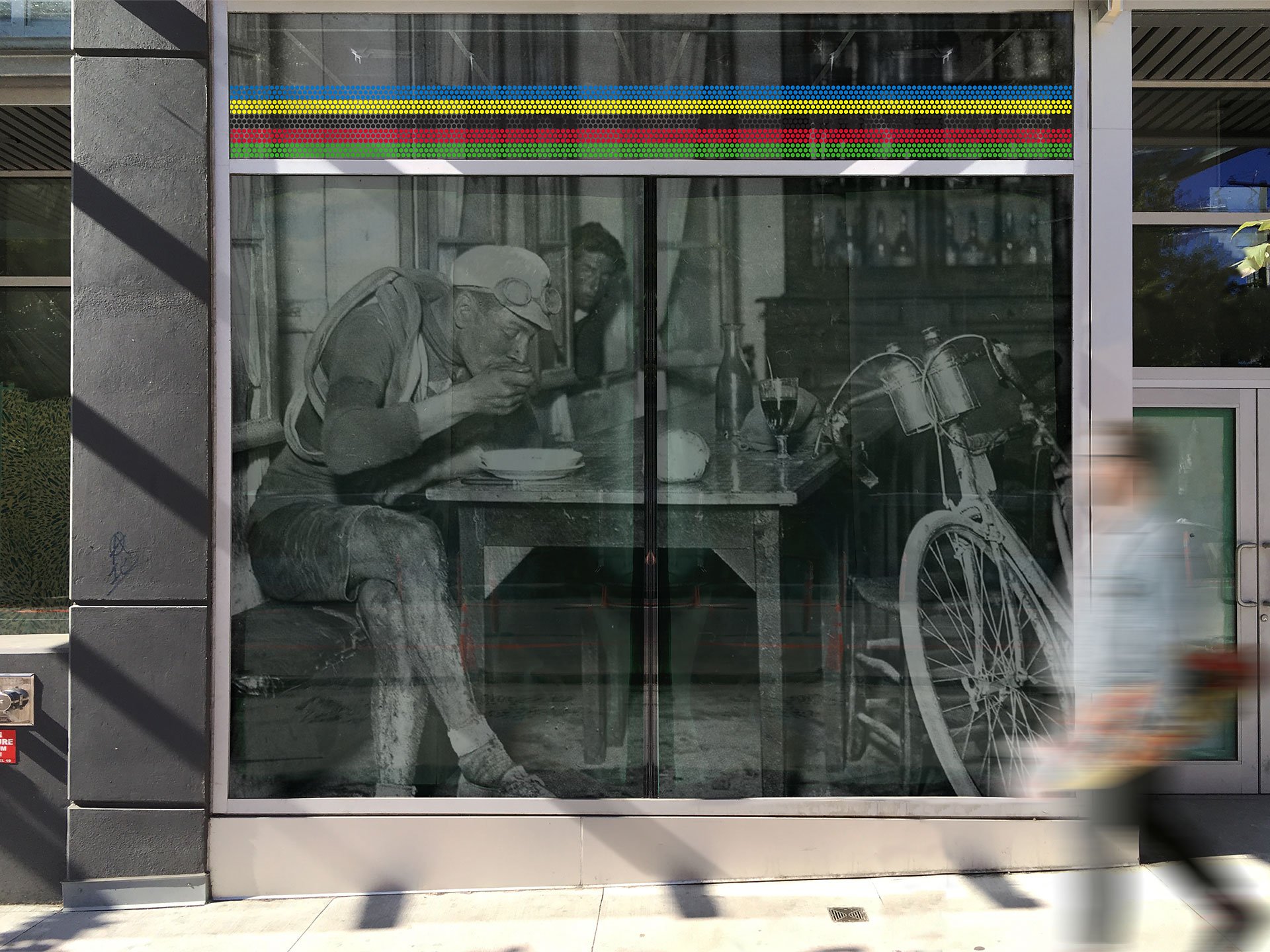 Window dressing detail.
