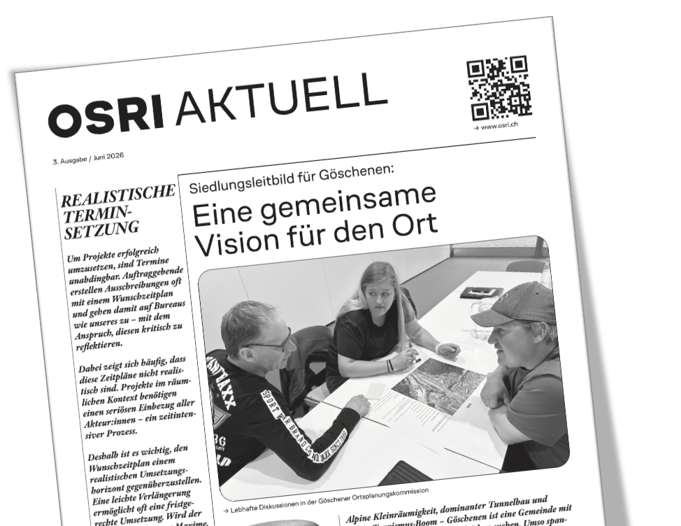 Frisch gedruckt: die dritte Ausgabe von OSRI Aktuell