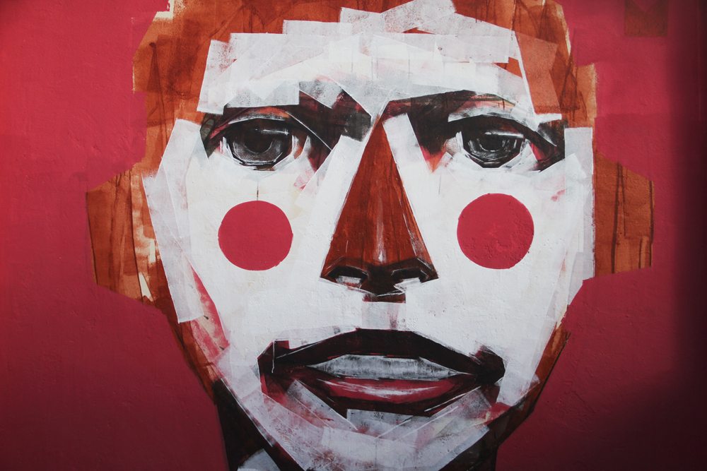 The painted faces of RODRIGO BRANCO