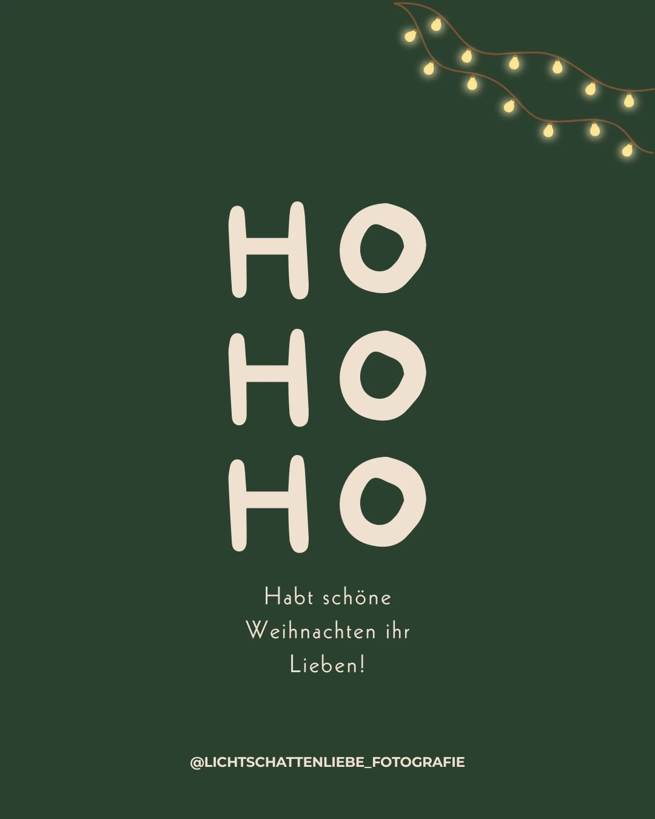 Habt eine besinnliche Weihnachtszeit ihr Lieben, mit ganz vielen wundersch&ouml;nen Momenten, ganz viel Liebe, gutem Essen und viel Freude! Genie&szlig;t die Zeit mit euren Liebsten, egal ob bei der Arbeit, zusammen mit Freunden, Familie oder allein.