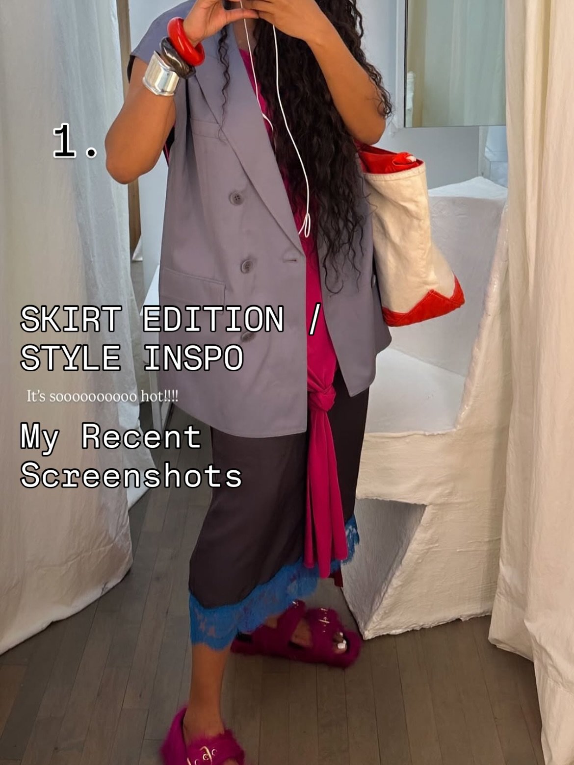 Sneak peek into my screenshots and the summer looks I&rsquo;m loving.

When I went through it I was shocked with how many skirt pictures I&rsquo;d taken - It&rsquo;s all about the skirt for me at the moment - sheer, lace, sporty &amp; interesting sha