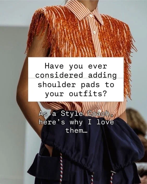 I love a Shoulder Pad and recommend them regularly to clients so I put together a guide on:

- when to wear them 
- how to know if they are right for you
- which ones to buy
- &amp; some shopping inspiration if you want inbuilt options

I think you&r
