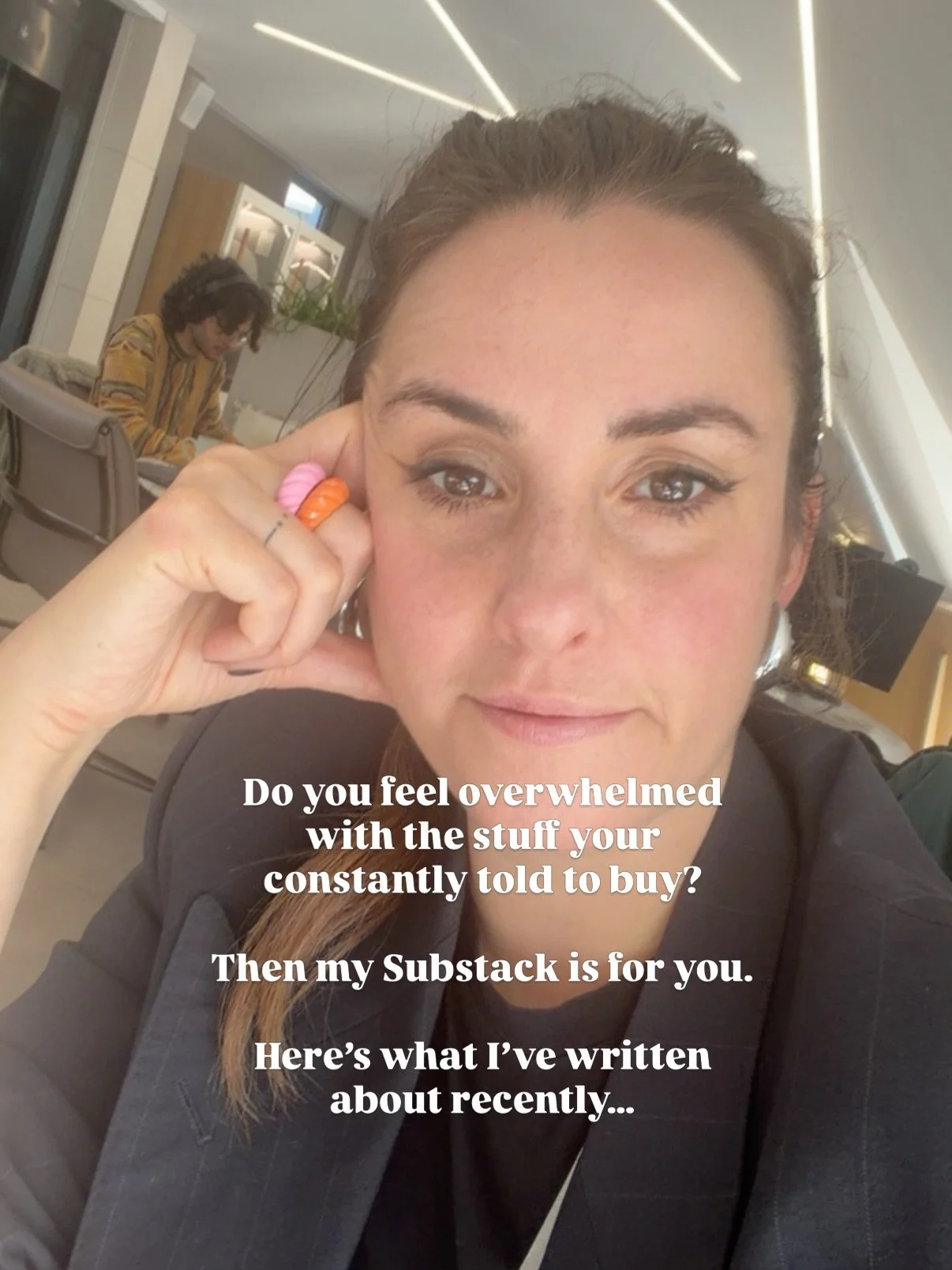If you feel overwhelmed with all the stuff you&rsquo;re constantly told to buy then there is another way and my Substack guides you through it.

From teaching you:
- how to discover your style 
- how to edit your wardrobe
- how to be more confident w