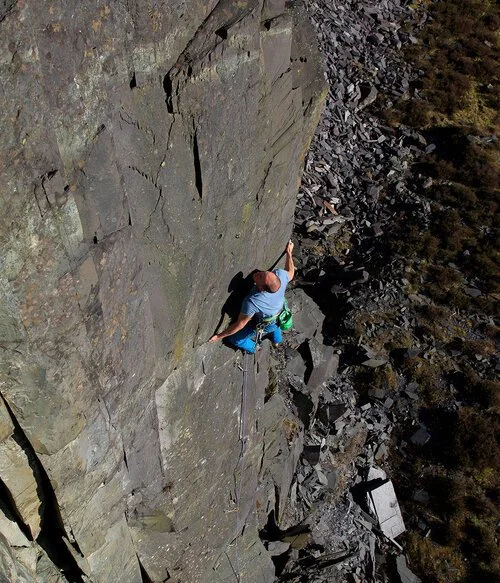 Climbing in the Llanberis slate quarries — Mountain School UK