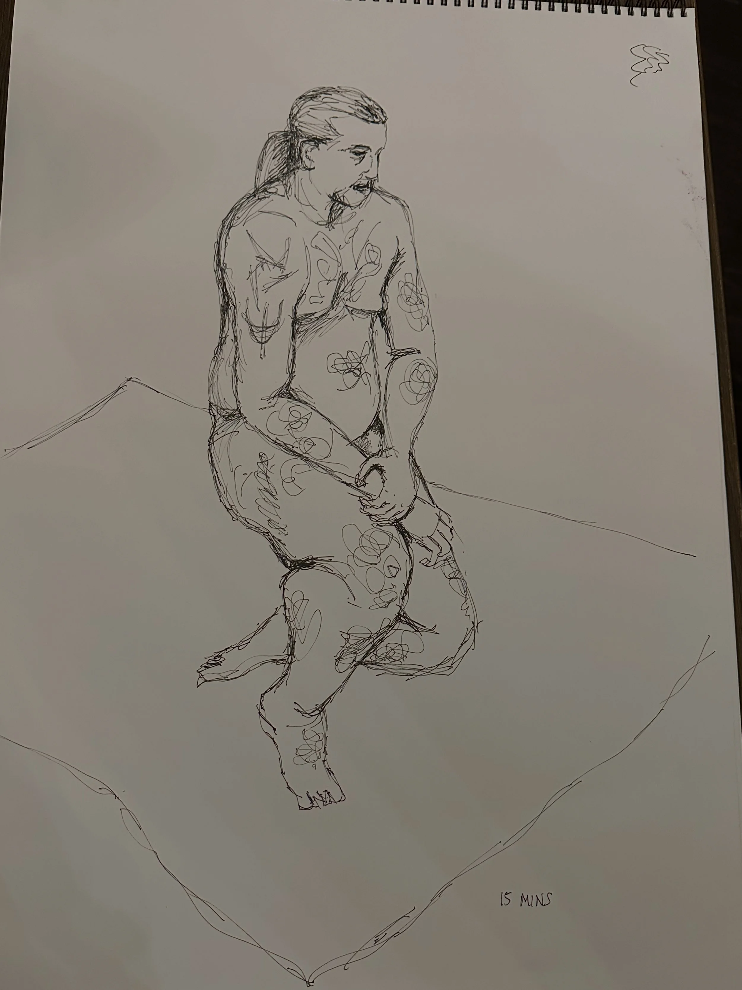 I was paid to be nude