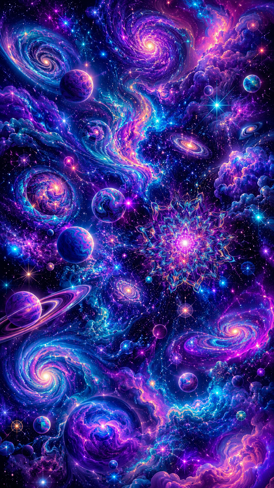 Psychedelic Nebula Galaxy Tapestry.png