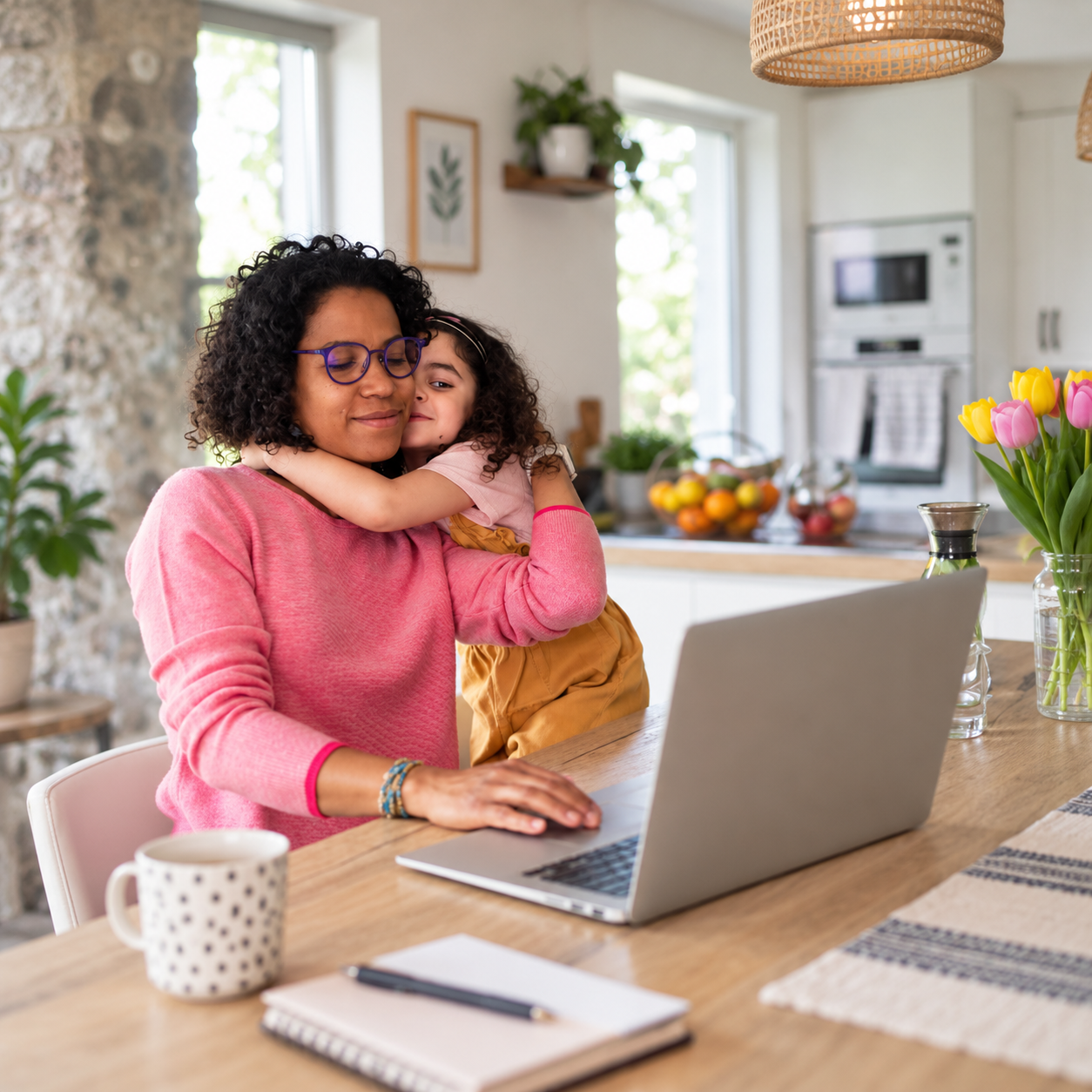 Cozy Kitchen Cuddle While Working.png